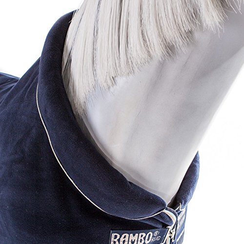 Horseware Rambo Cozy Fleece Cooler Blanket for Horses - Breathable & Warm Stable Rug for Winter Riding, Training & Show Prep