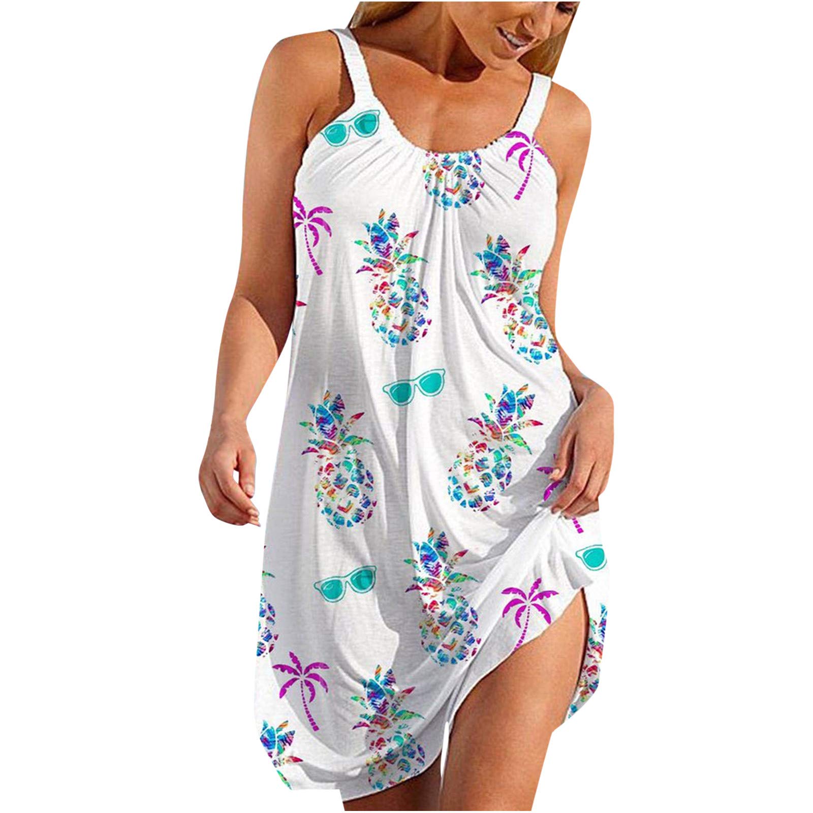 Bohemian Maxi Dress for Women - A-Line Sleeveless Long Summer Dress | Perfect for Beach Vacations, Music Festivals & Casual Outings