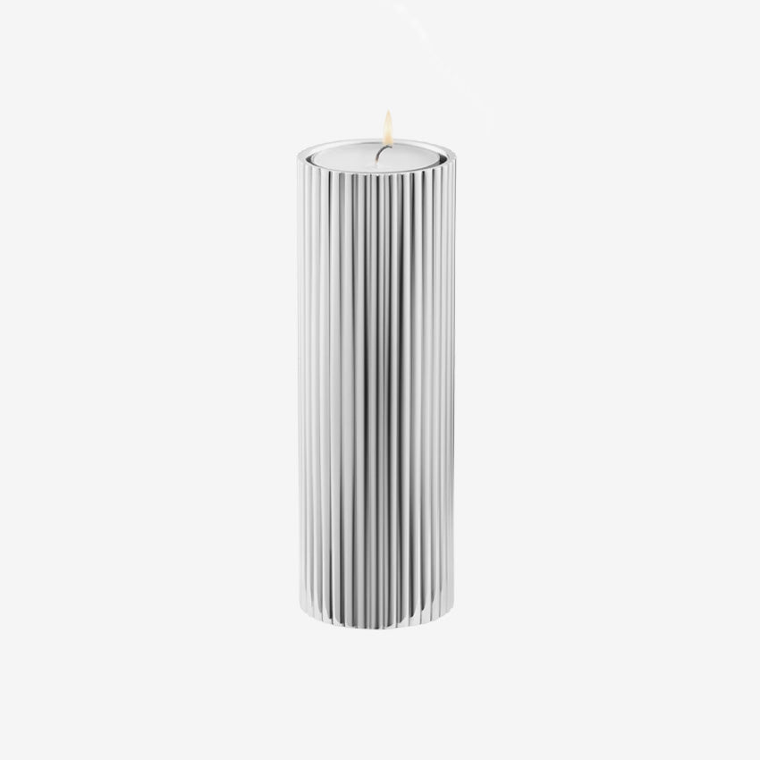 Georg Jensen Bernadotte Tealight & Candle Holder - Elegant Scandinavian Design for Home Decor, Wedding Centerpieces & Romantic Ambiance