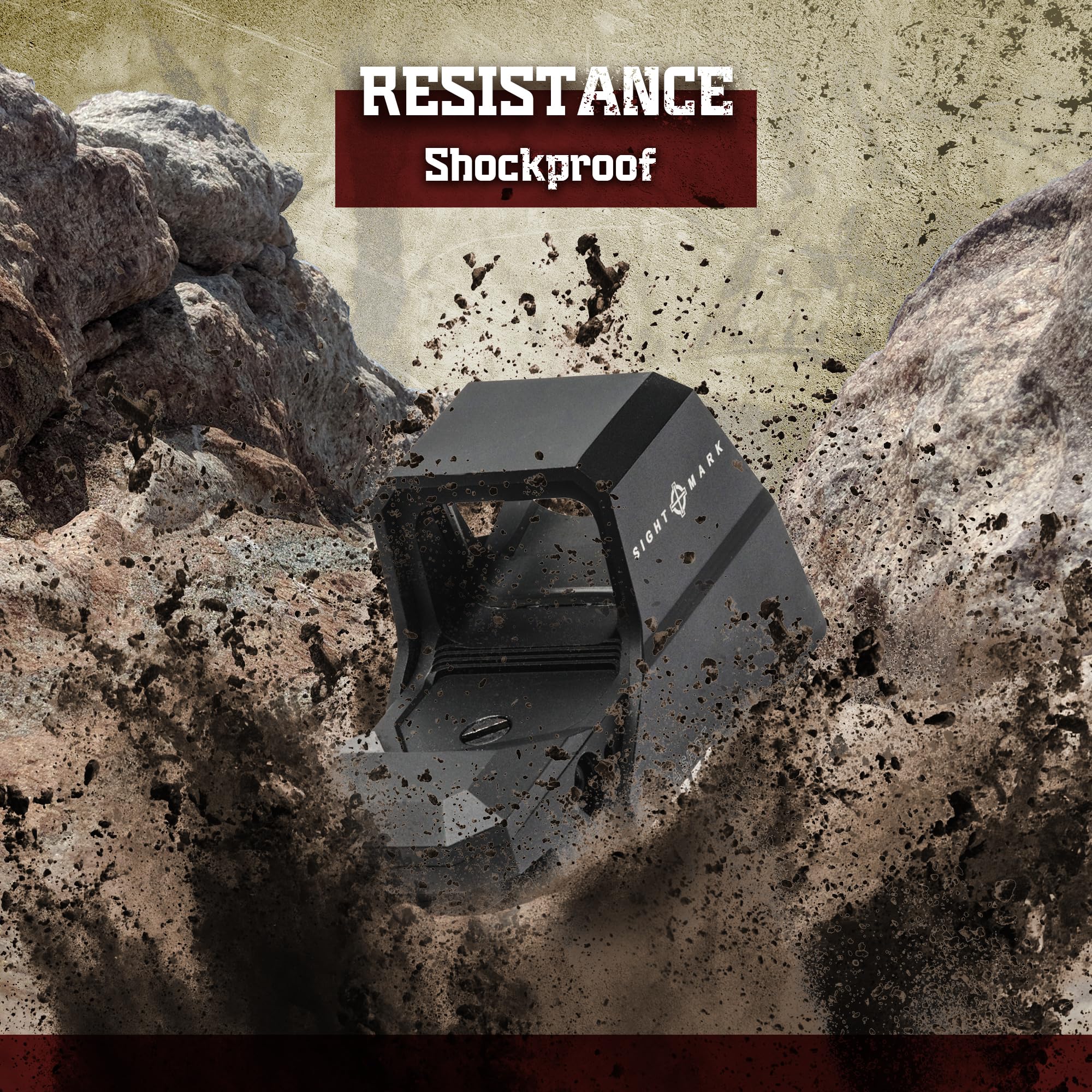 Sightmark Ultra Shot R-Spec Reflex Sight - 1x22mm Red Dot Sight for Rifles & Shotguns | Quick Target Acquisition | Hunting, Tactical & Home Defense Use