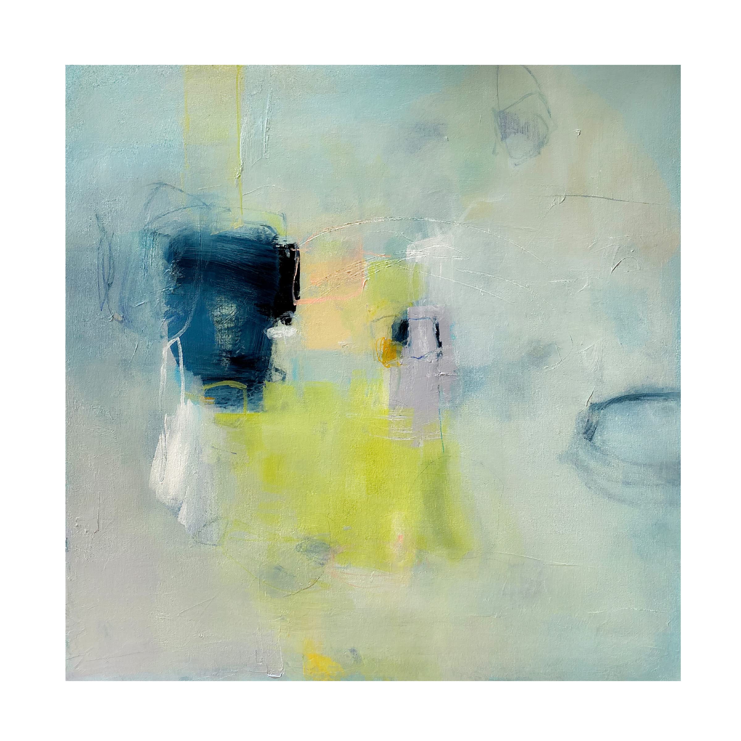 Trademark Fine Art 'Out of The Shadows' Canvas Wall Art by Mila Apperlo - Modern Abstract Painting for Living Room, Bedroom & Office Decor