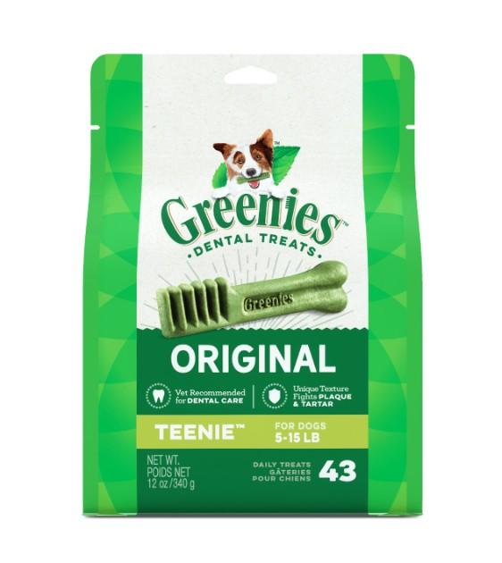 Greenies Original Dental Dog Chews - Natural Teeth Cleaning Treats for Small, Medium & Large Dogs - Freshens Breath & Reduces Tartar - Perfect for Daily Oral Care & Training Rewards