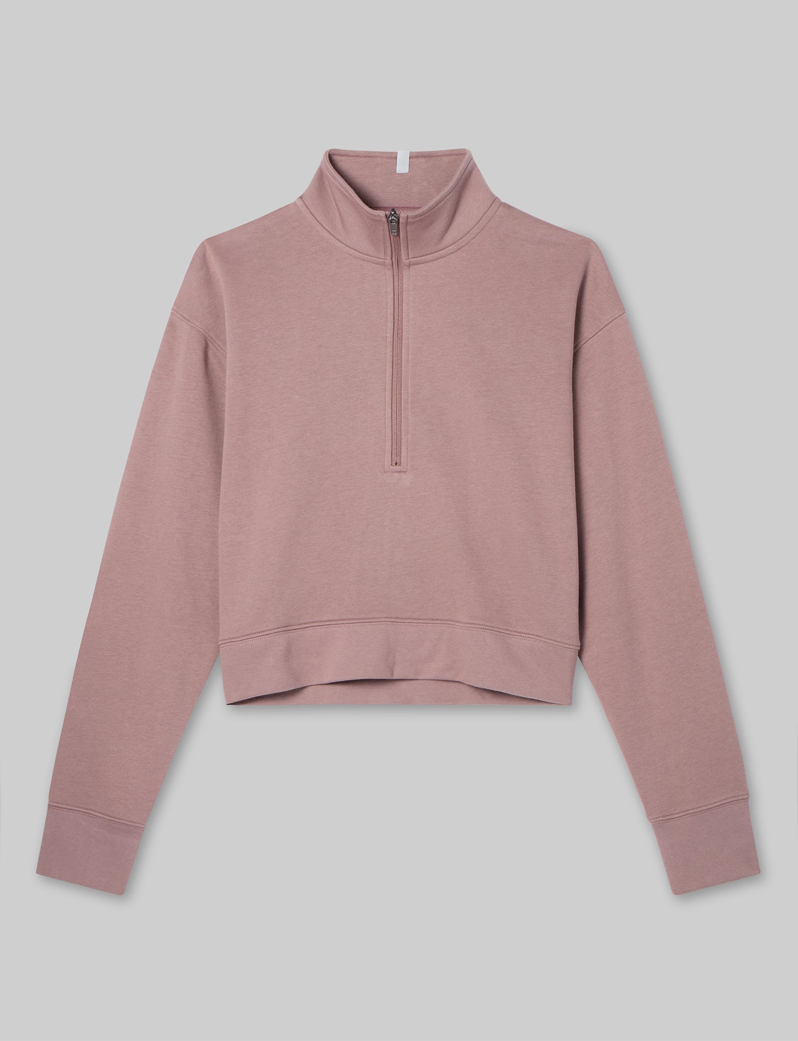 Women's French Terry Half Zip Sweatshirt - Cozy Pullover Hoodie for Casual Wear, Lounge & Outdoor Activities