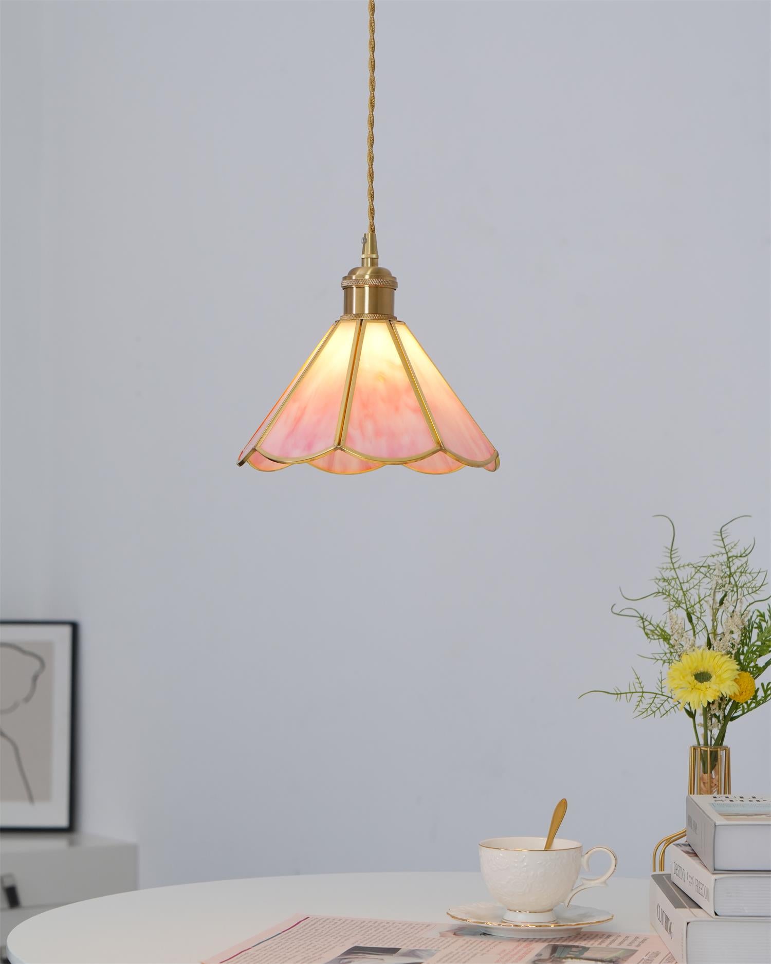 Modern Maki Glass Pendant Light - Elegant Hanging Chandelier for Dining Room, Kitchen Island, or Living Room Decor