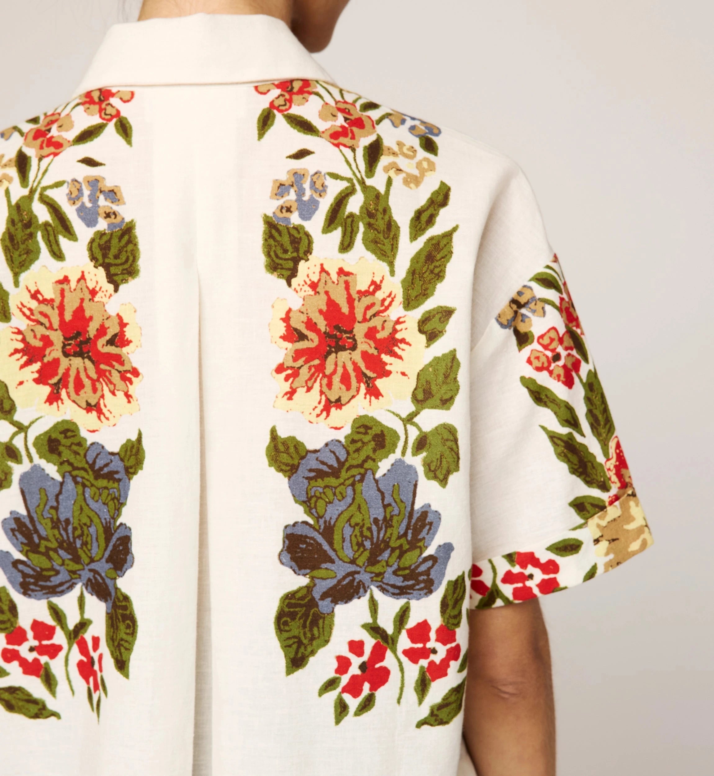 Felicity Blouse | Juliet Sleeve Floral Print Women's Top - Perfect for Office, Date Night & Summer Outfits