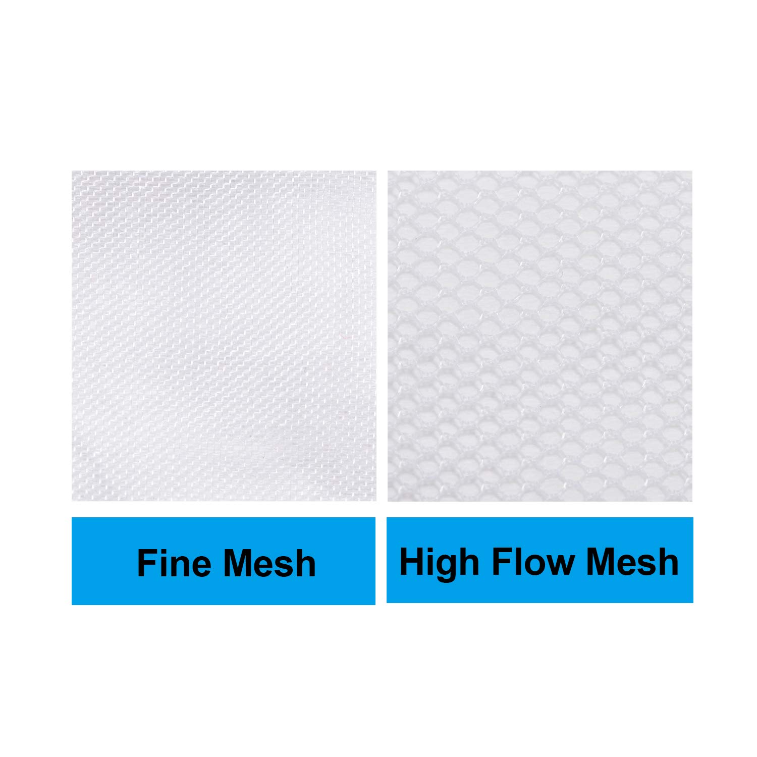 Premium Aquarium Filter Media Bag - Fine Nylon Mesh & High Flow Design with Zipper - Ideal for Fish Tank, Reef, and Pond Filtration Systems