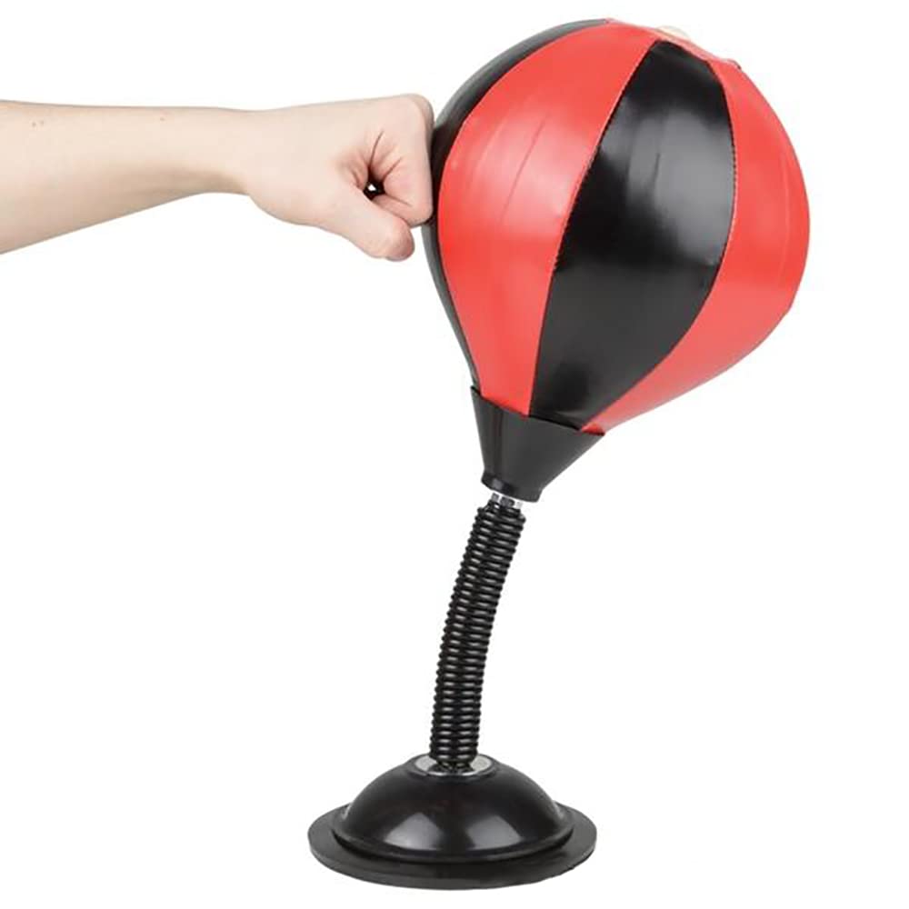 Desktop Punching Bag for Stress Relief, Fun Table Top Games for Kids, Junior Beginner Party Favors for Birthday Celebrations and Office Desk Decor