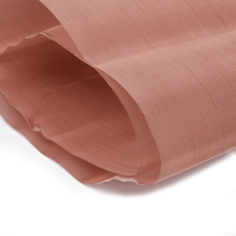 99.9% Pure Copper Woven Mesh Screen - 80 Mesh, 12