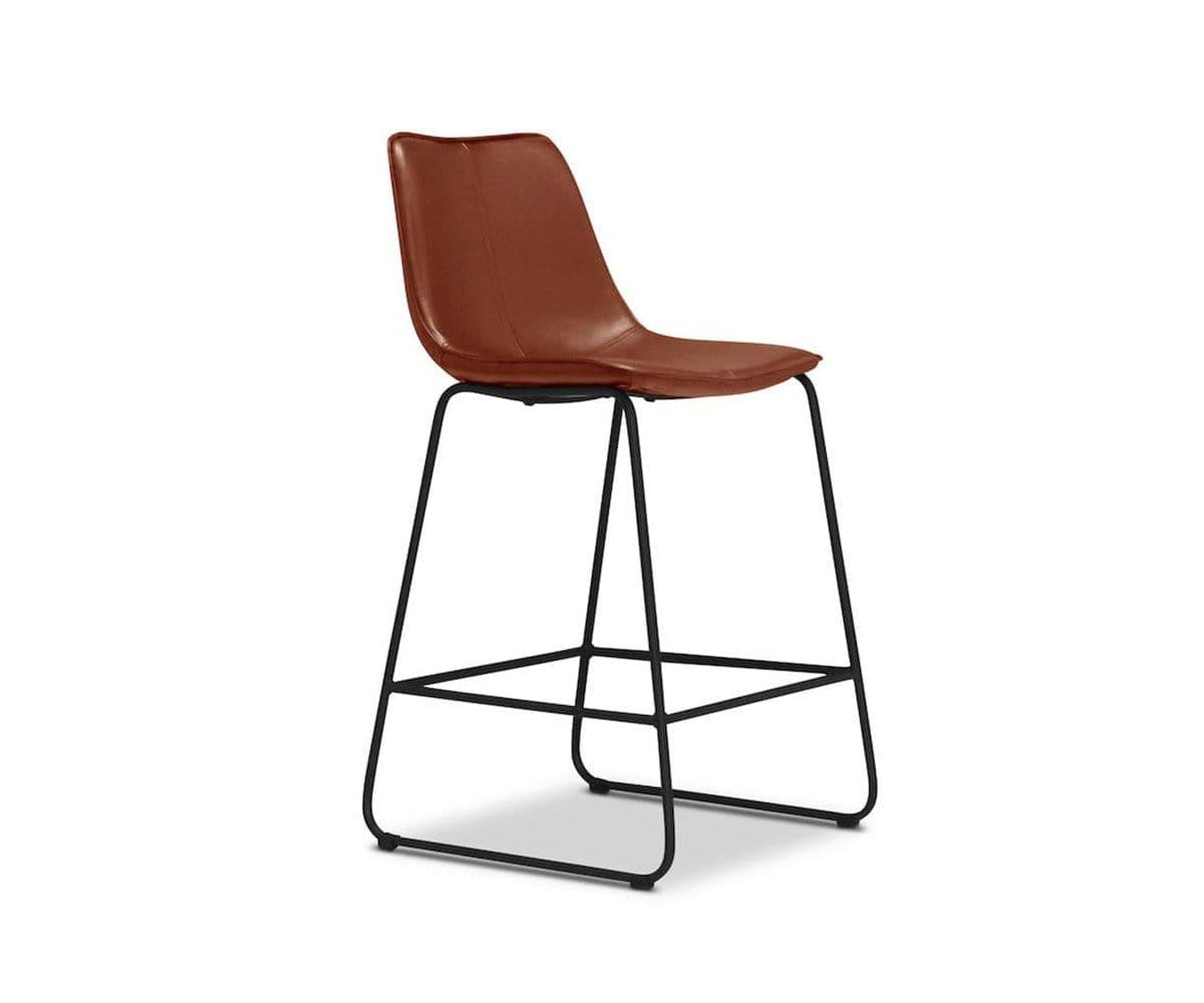 Modern Oken Counter Stool - Adjustable Height Bar Stool with Padded Seat for Kitchen Island, Breakfast Bar & Home Decor - Comfortable & Stylish Dining Chair for Indoor Use