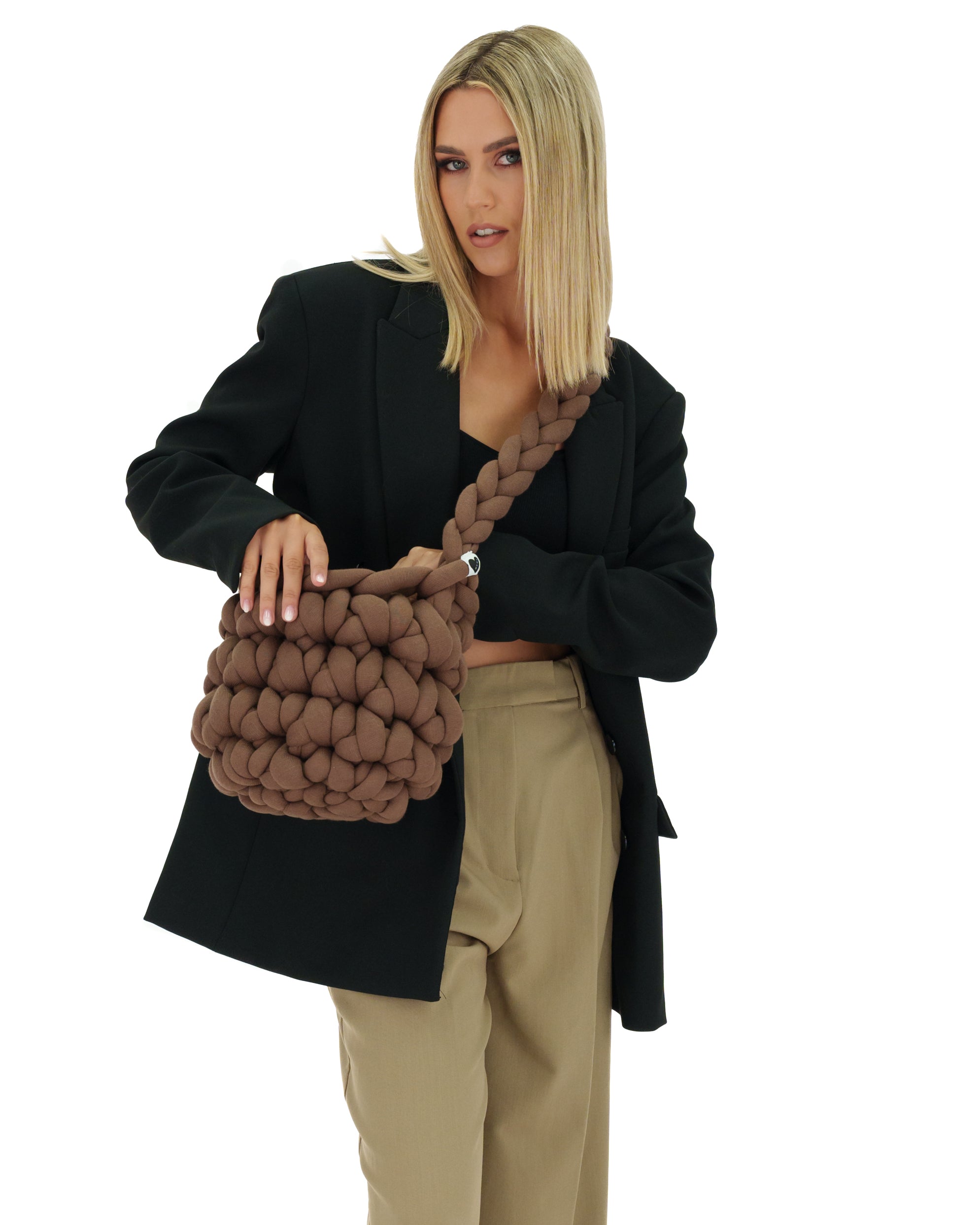 Stylish Big Knot Shoulder Bag for Women - Fashionable Crossbody Purse with Adjustable Strap, Perfect for Work, Travel & Daily Use