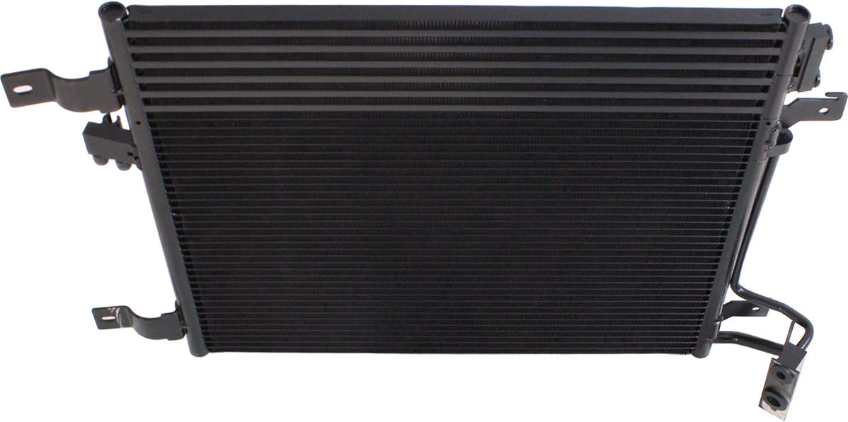 Go-Parts A/C Condenser Replacement for Jeep Wrangler JK 2007-2011 - Includes Oil Cooler & Fits Automatic Transmission - Perfect for Off-Roading, Daily Commuting & Summer Cooling System Maintenance