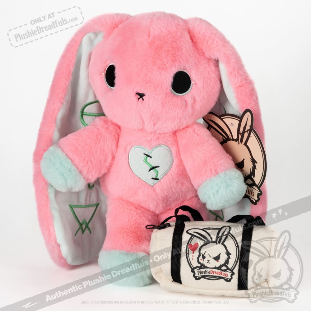 Plushie Dreadfuls Trust Issues Bunny - Soft Stuffed Animal Toy for Anxiety Relief & Emotional Support | Perfect for Therapy, Gifts, and Comfort