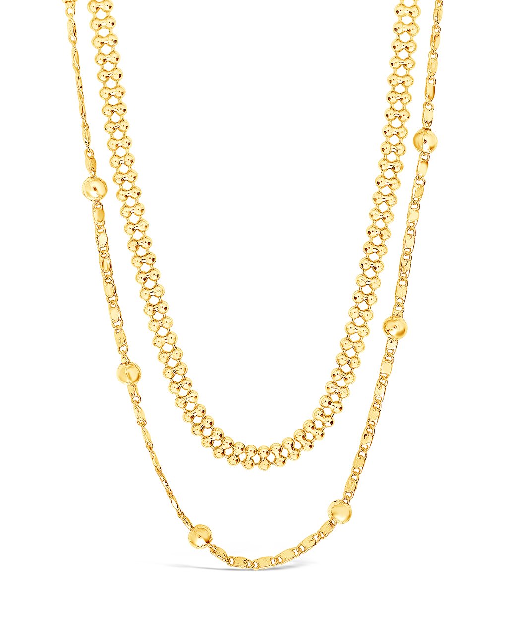 Elegant Layered Beaded Chain Necklace for Women - Boho Chic Jewelry for Casual Wear, Parties & Special Occasions