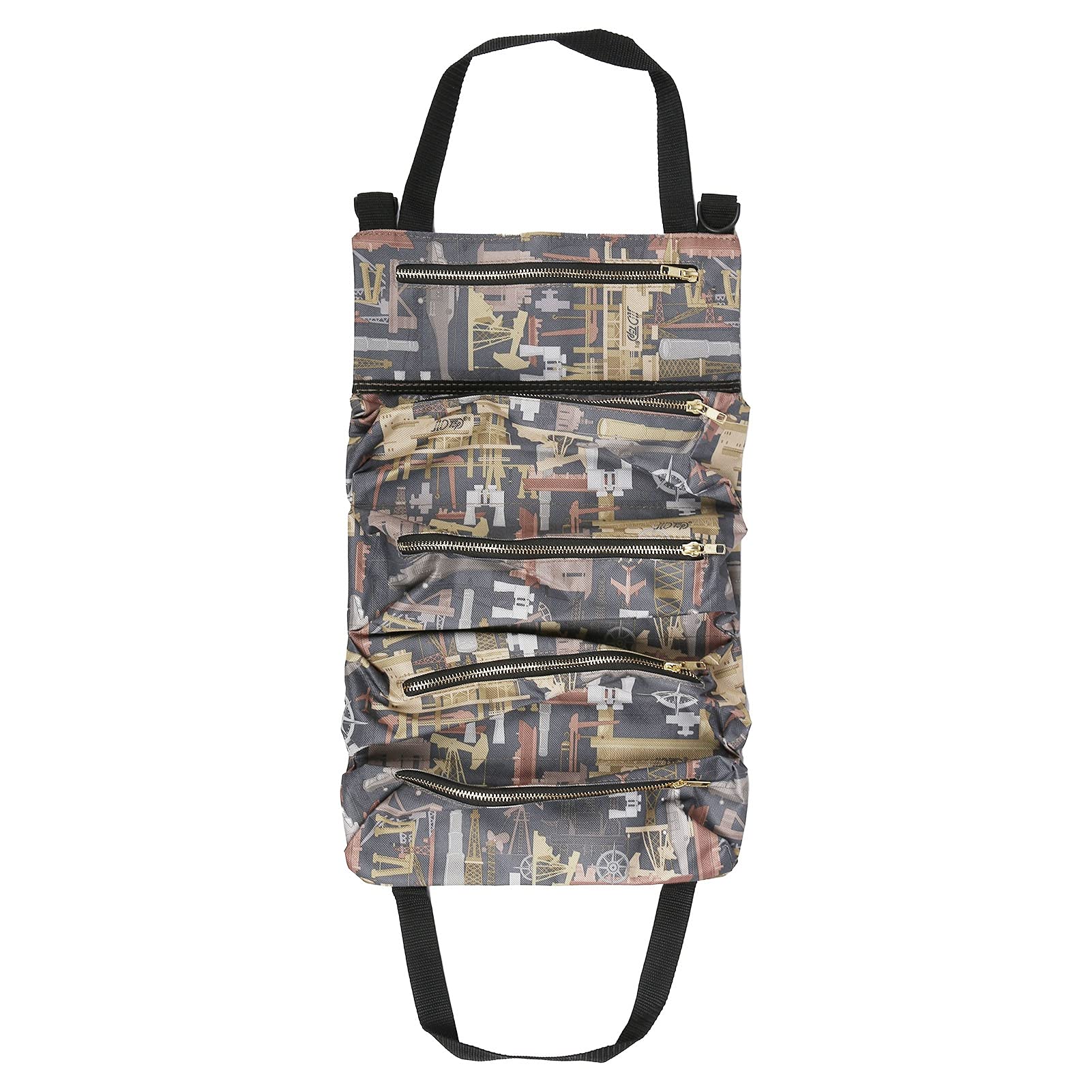 Foldable Tool Bag - Camo Storage Pouch for Tools & Accessories | Multi-Functional Hanging Organizer for Car, Home, Workshop, Electrician | Perfect for DIY Projects, Construction & Outdoor Work