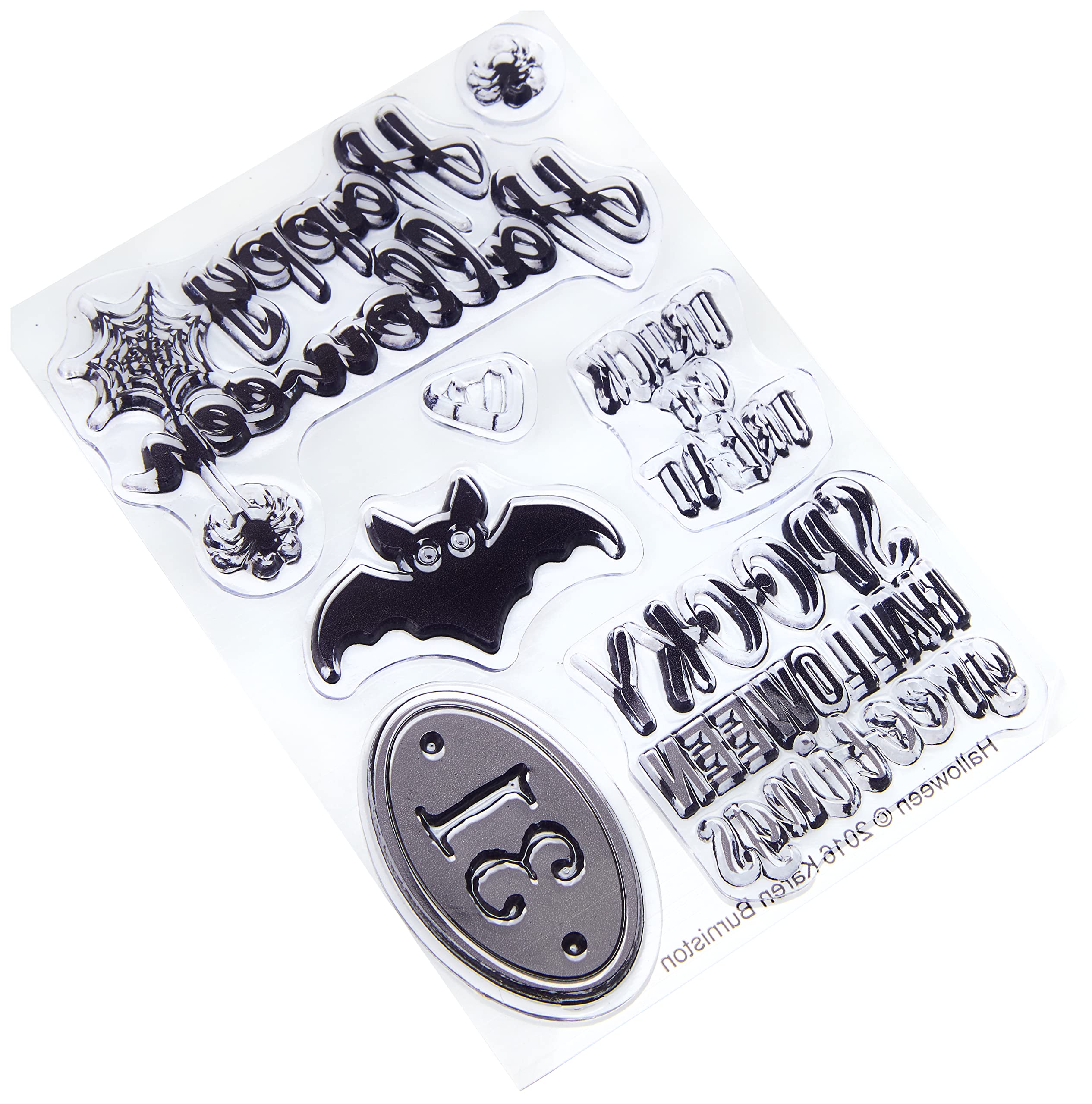 Halloween Clear Stamps 12.6x7.8cm - for DIY Crafts & Scrapbooking