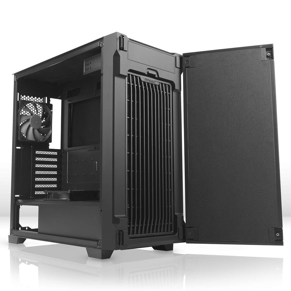 Antec P10 FLUX Mid-Tower PC Case - Silent Gaming Case with 5 x 120mm Fans, Reversible Front Panel & Air-Concentrating Filter - Ideal for Quiet Gaming Rigs & Home Office Workstations