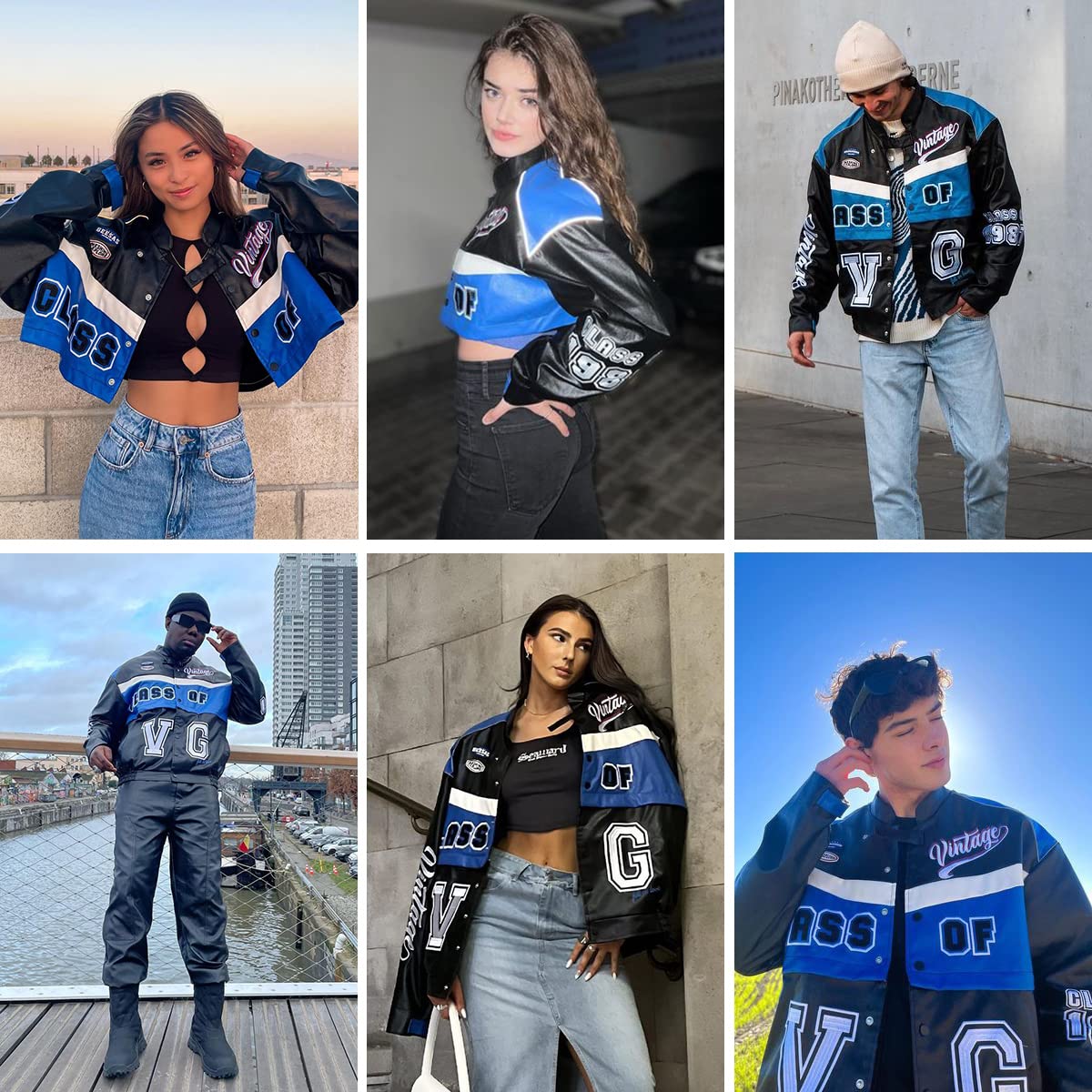 Aelfric Eden Men's Racing Jacket - Oversized Varsity Bomber Jacket | Nascar-Inspired Leather Coat for Men & Women | Unisex Casual Outerwear for Streetwear, Racing Events & Everyday Fashion
