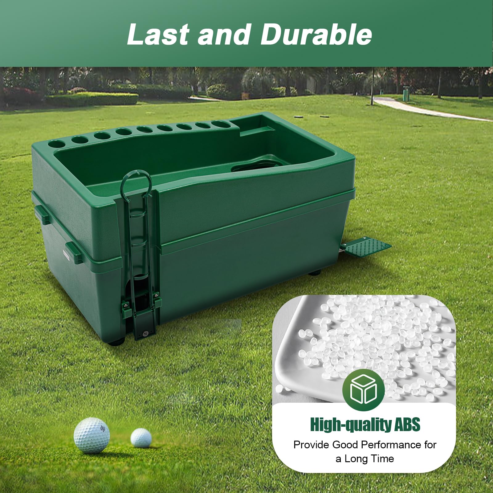 Automatic Golf Ball Pitching Machine - Portable Golf Ball Dispenser for Practice | No Electricity Required | Perfect for Backyard, Driving Range & Golf Training | Ideal Gift for Golf Lovers & Clubs