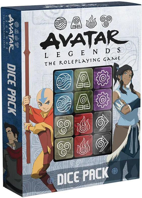 Avatar Legends RPG Dice Set - 7-Piece Polyhedral Dice for Tabletop Roleplaying Games | Perfect for Dungeons & Dragons, Pathfinder & Avatar RPG Adventures