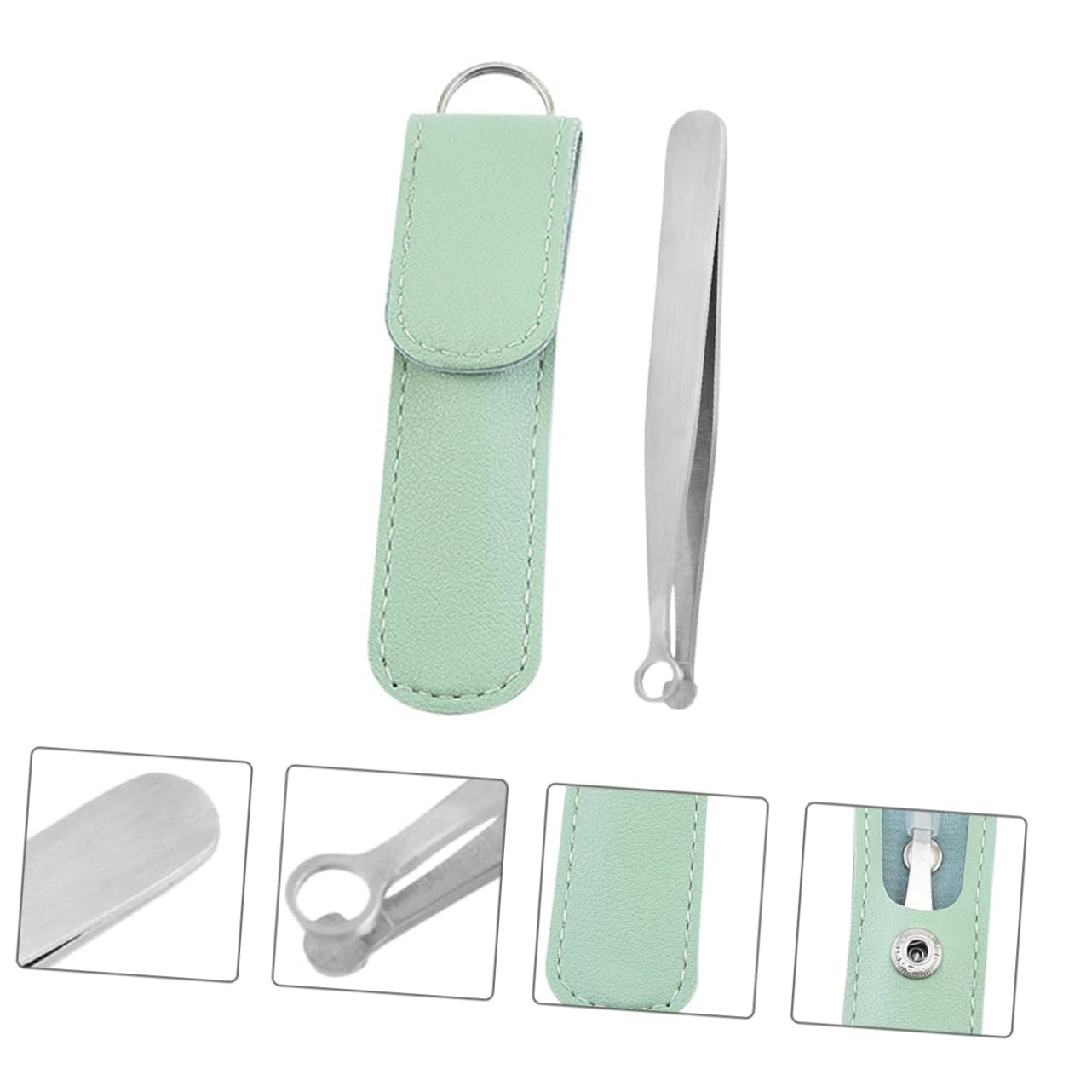 Stainless Steel Nose Hair Trimmer & Clipper - Precision Nose Hair Removal Tool for Men & Women - Perfect for Grooming, Travel & Personal Care