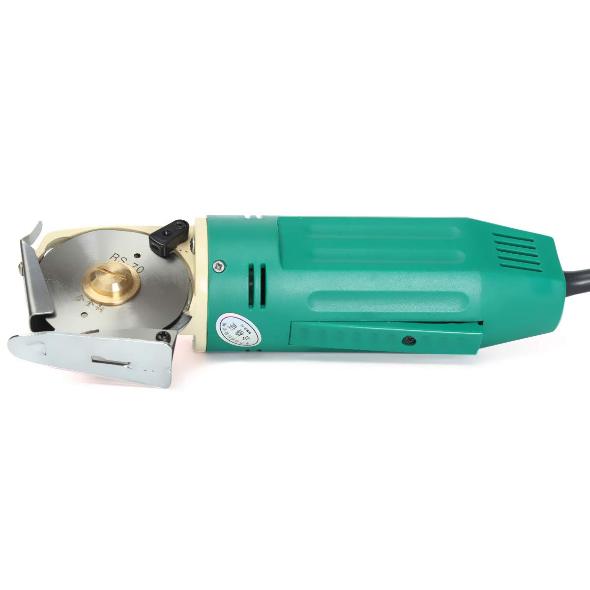 MAXWXKING 150W Electric Rotary Fabric Cutter - Professional Round Blade Cloth Cutting Machine for Sewing & Leather Craft, Auto-Sharpening, 70mm Cutting Diameter (110V, RC-70) - Perfect for Quilting, Upholstery & Textile Projects