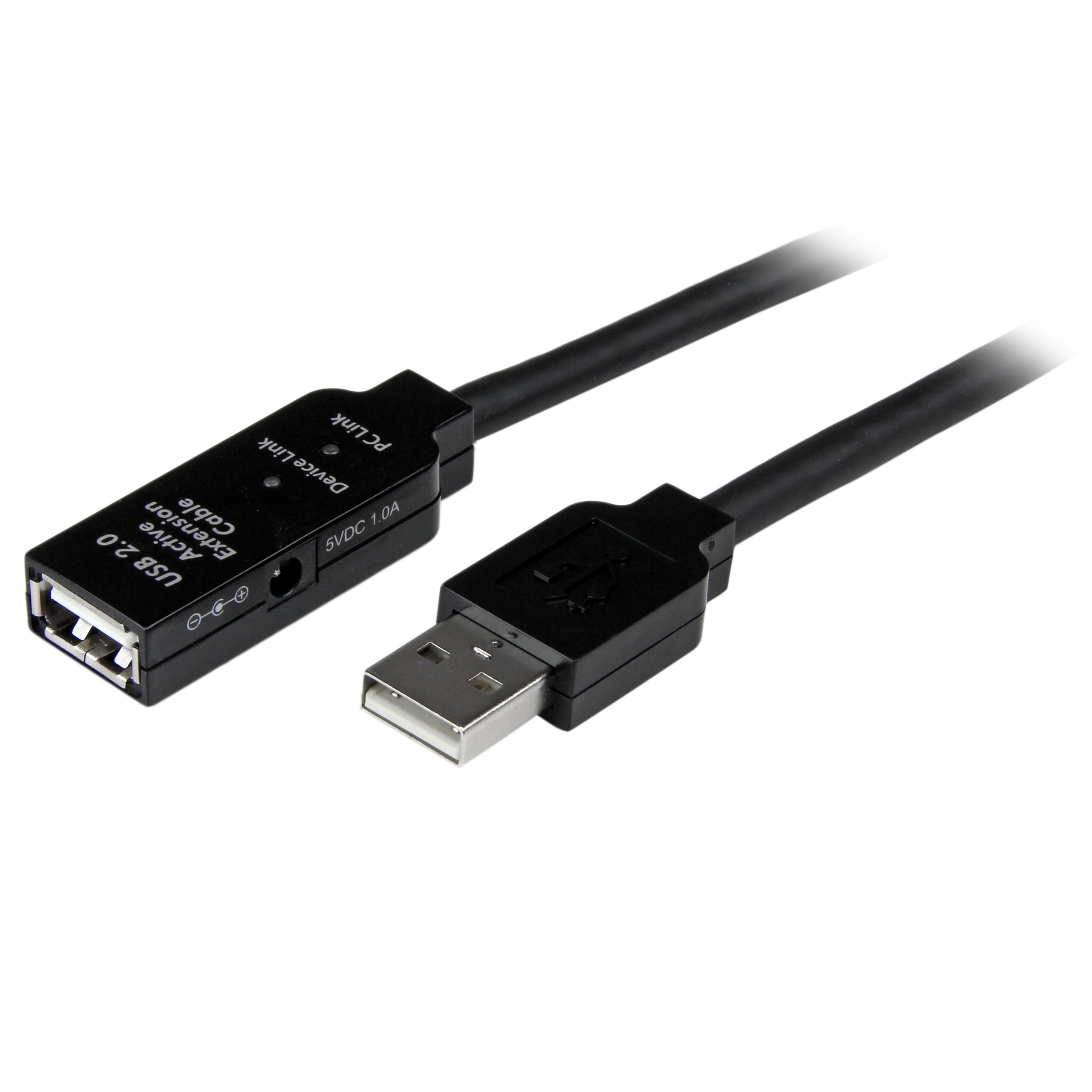 StarTech.com 35m (115 ft) USB 2.0 Active Extension Cable - Male to Female USB Extender - High Speed Data Transfer for PC, Laptop, Printer, Camera - Perfect for Office, Home & Gaming Setup