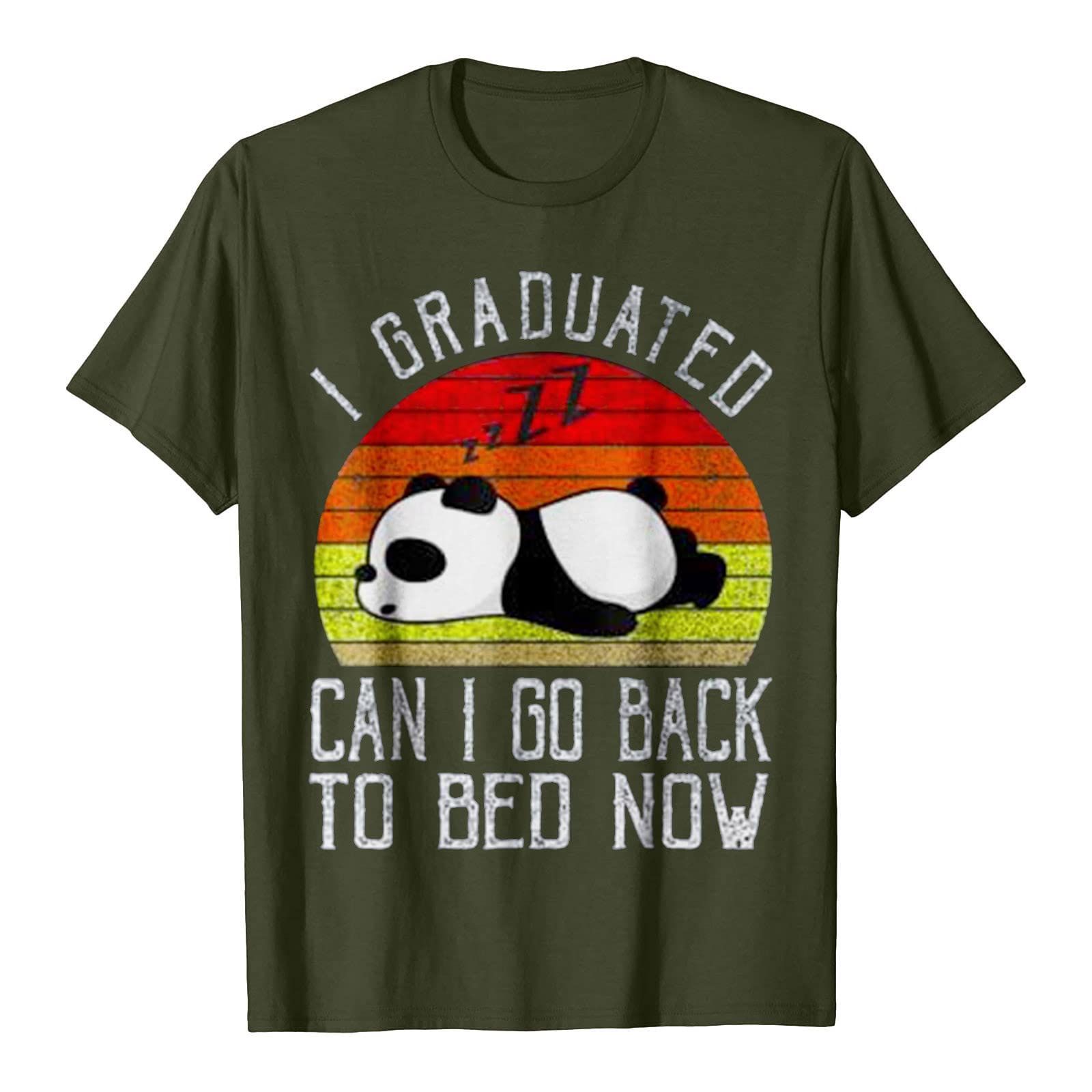 Funny 'Can I Go Back to Bed?' T-Shirt - Graduation Gift for Her & Him - High School Senior 2022 Tees - Perfect for Graduation Parties, Sleepy Mornings & Casual Wear