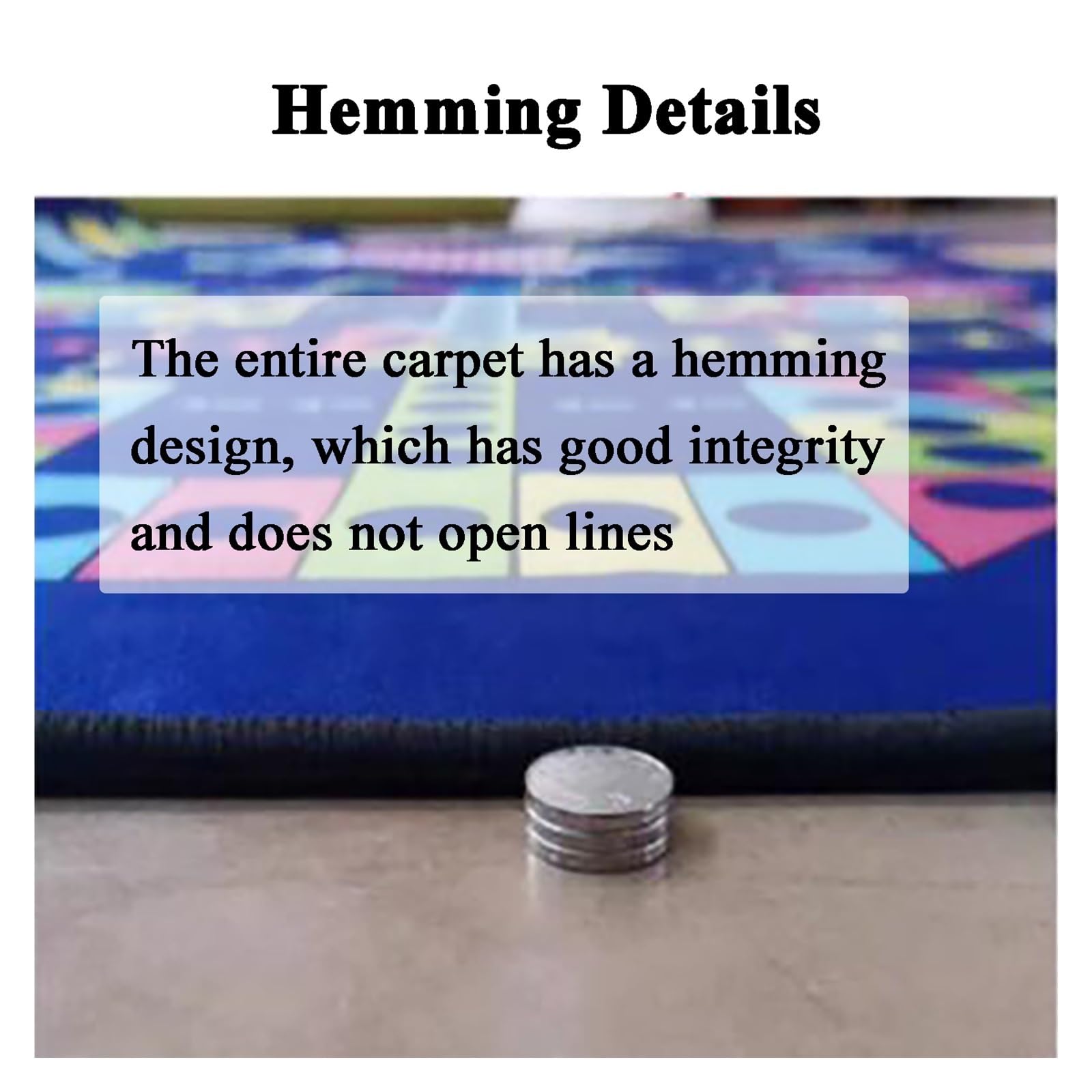 Non-Slip Kids Play Mat - 160x230cm Soft Nursery Rug for Bedroom, Classroom & Playroom | Educational Exercise Mat for Toddlers & Children | Perfect for Learning, Playing & Decorating