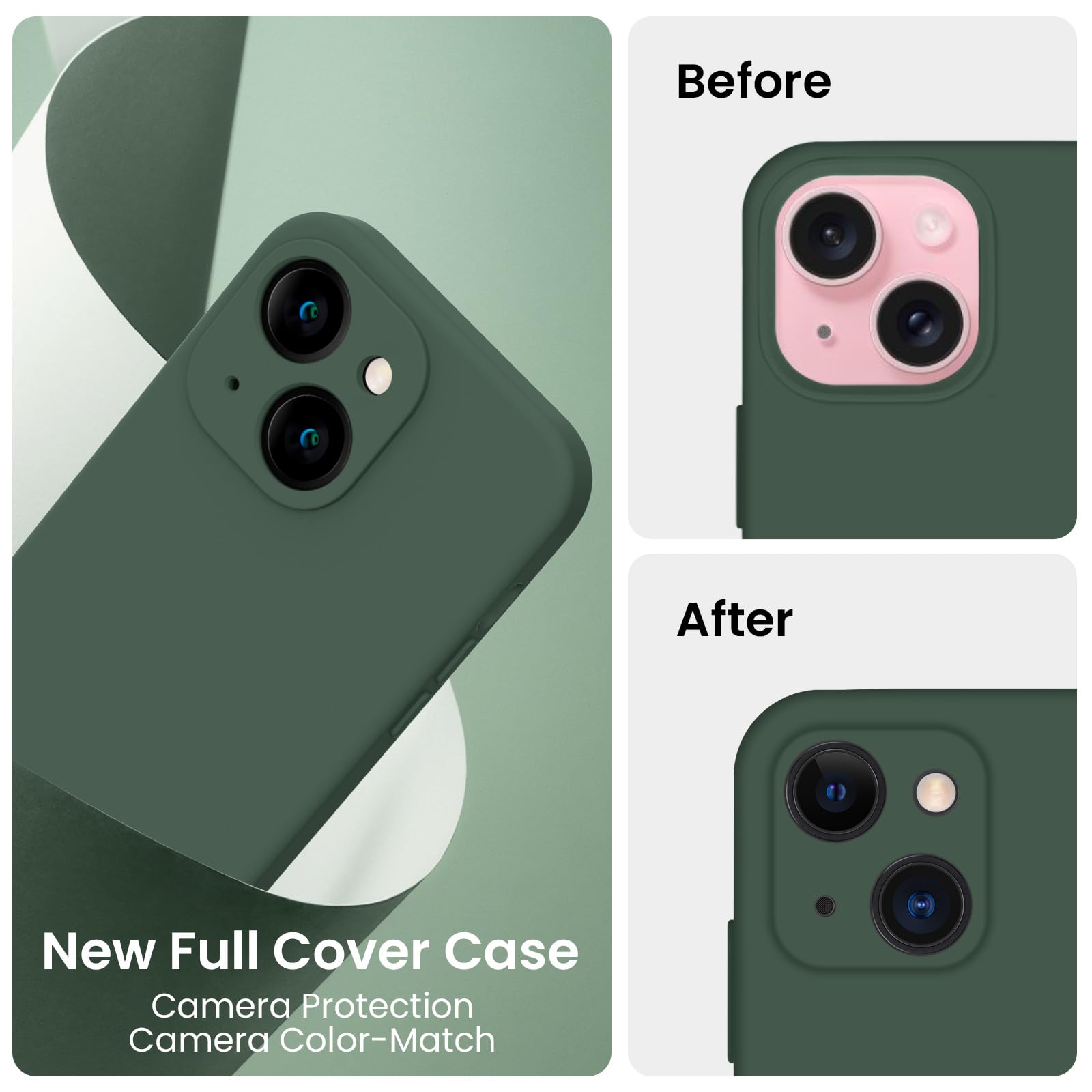 FireNova Premium Silicone iPhone 15 Case (6.1