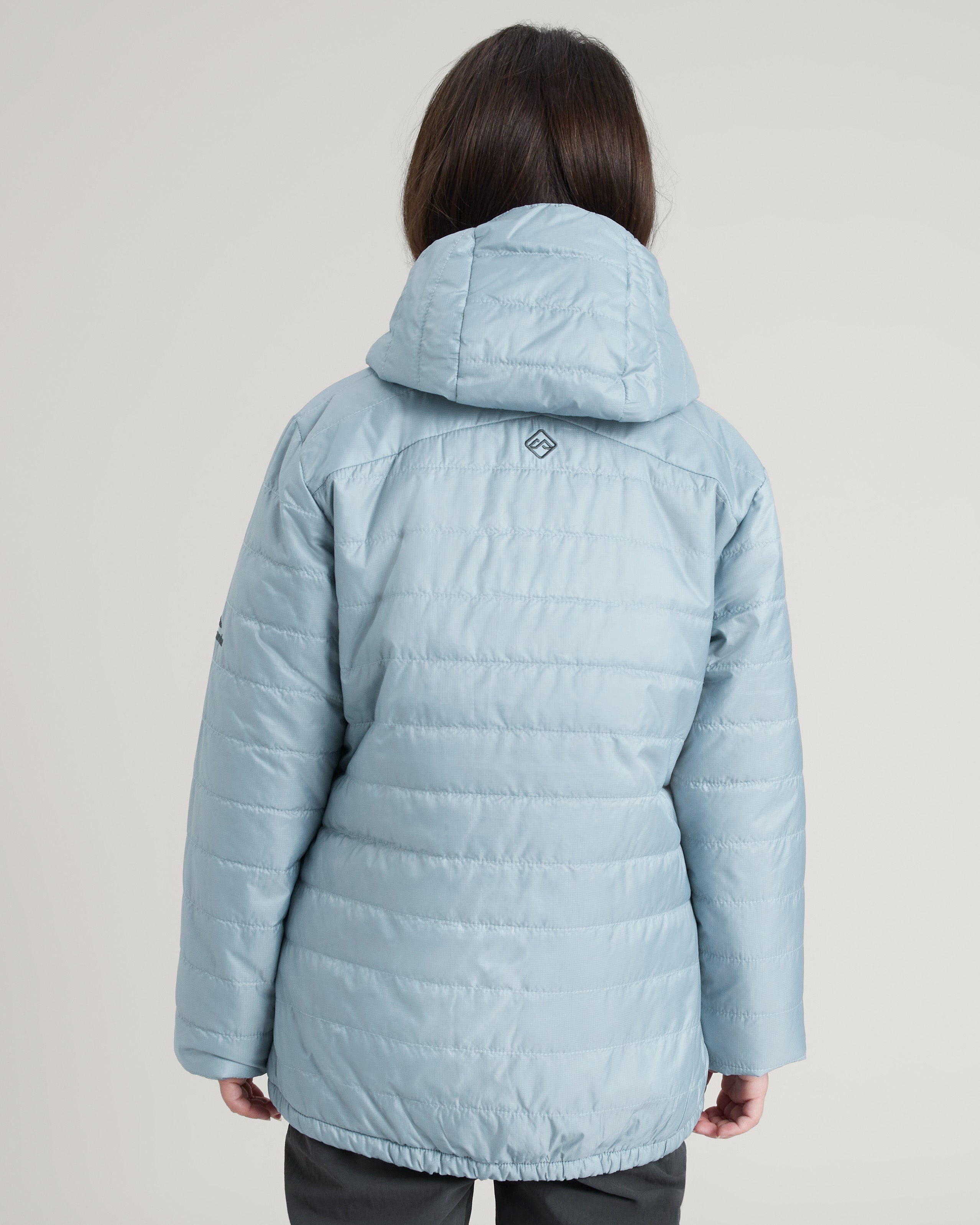Heli R Girls' novaLOFT Hooded Jacket - Lightweight Winter Coat for Kids, Water-Resistant & Warm - Perfect for Outdoor Play, School & Cold Weather Adventures