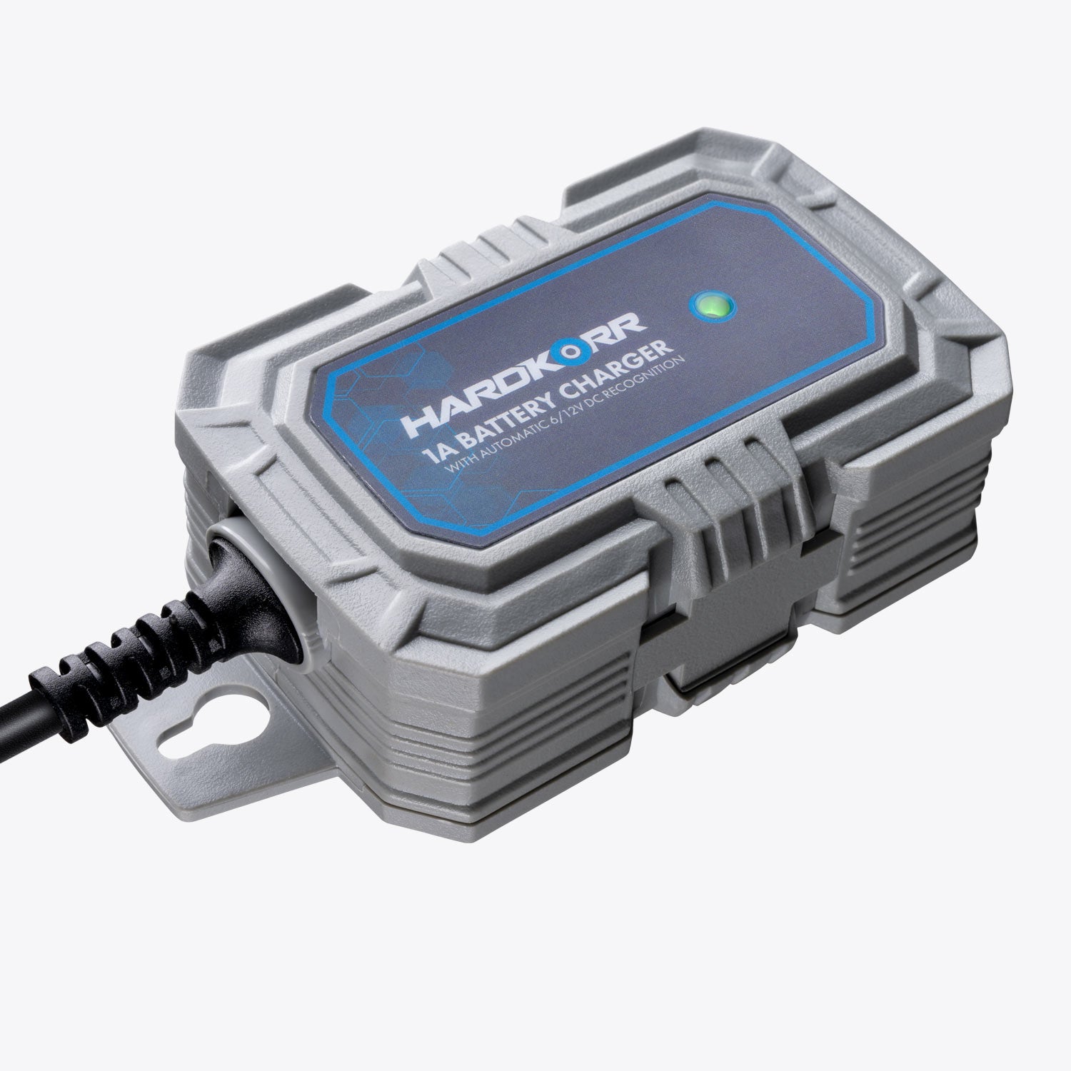 1A AC Battery Charger with Automatic 6V/12V DC Recognition - Perfect for Cars, Motorcycles, Boats & Power Equipment Charging