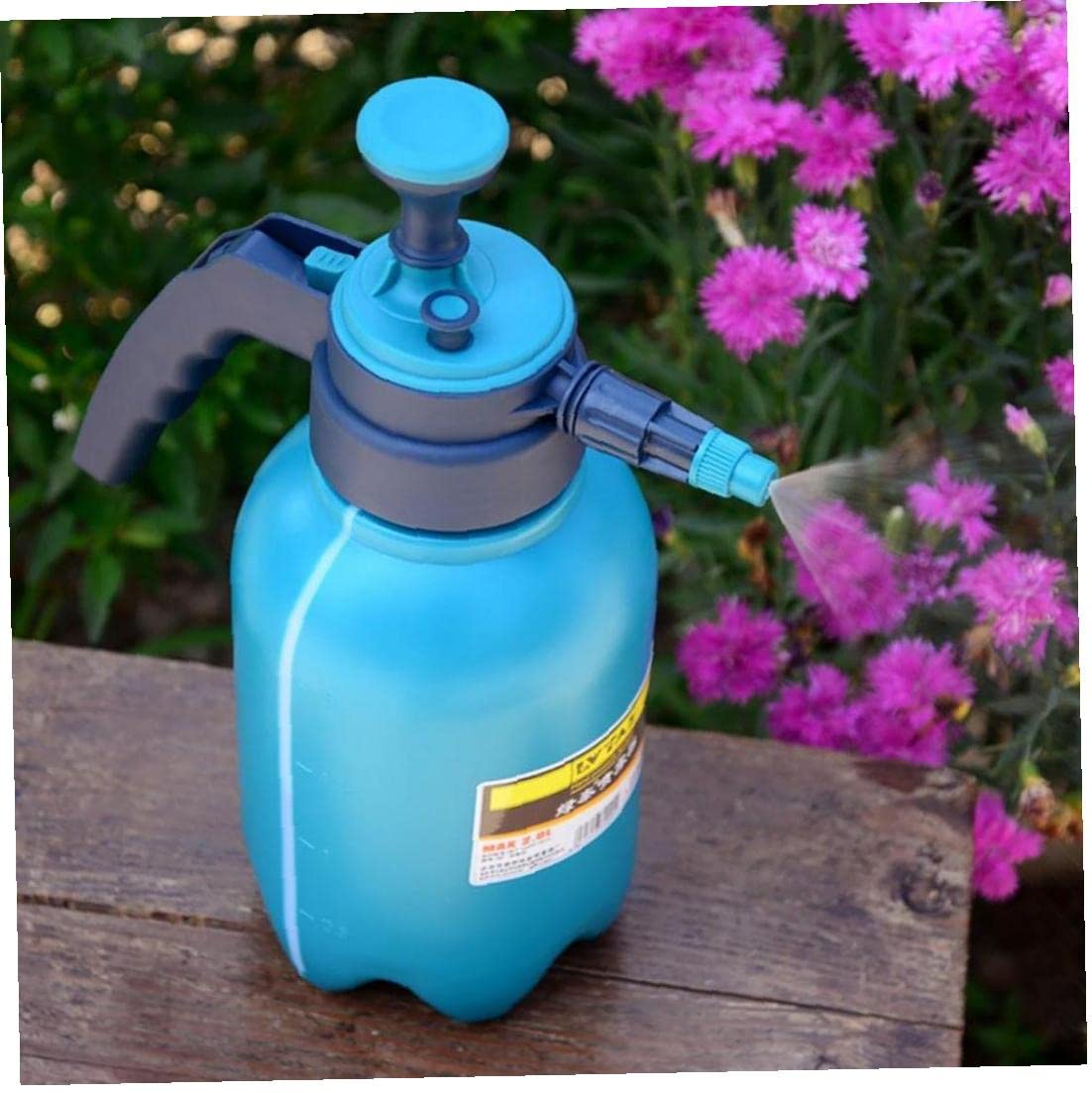 2L Portable Watering Can with Pressurized Sprayer - Garden Spray Bottle for Plants & Flowers | Ideal for Indoor & Outdoor Gardening, Greenhouses, and Lawn Care