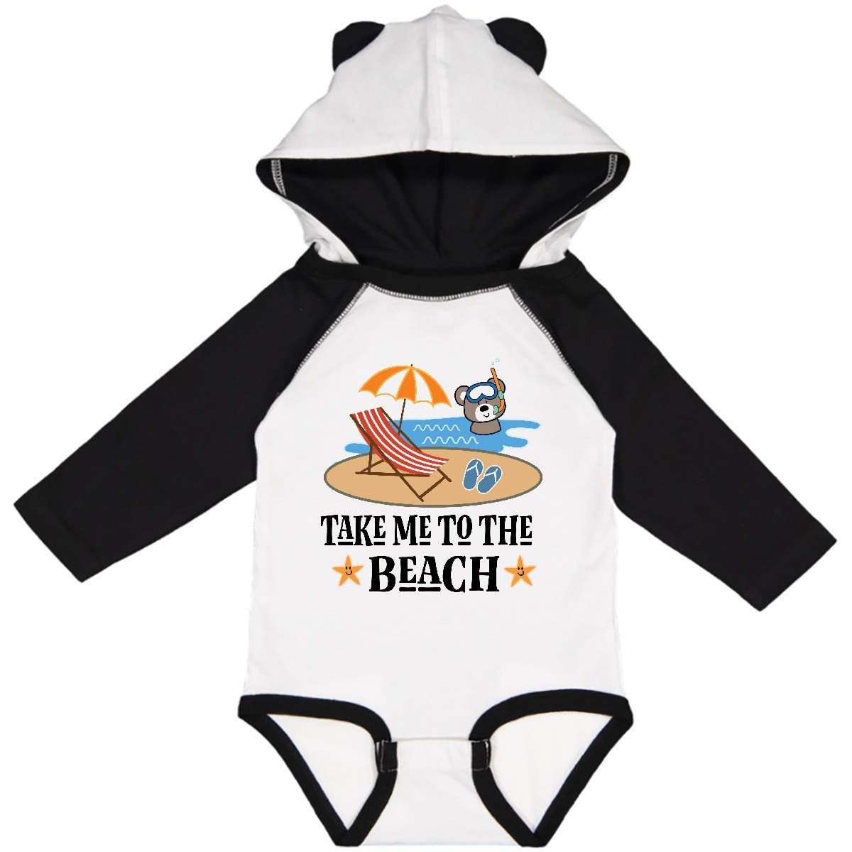 Inktastic Beach Vacation Florida California Long Sleeve Baby Bodysuit - Soft & Comfortable Creeper for Newborns, Infants - Perfect for Beach Trips, Family Photos & Casual Outings