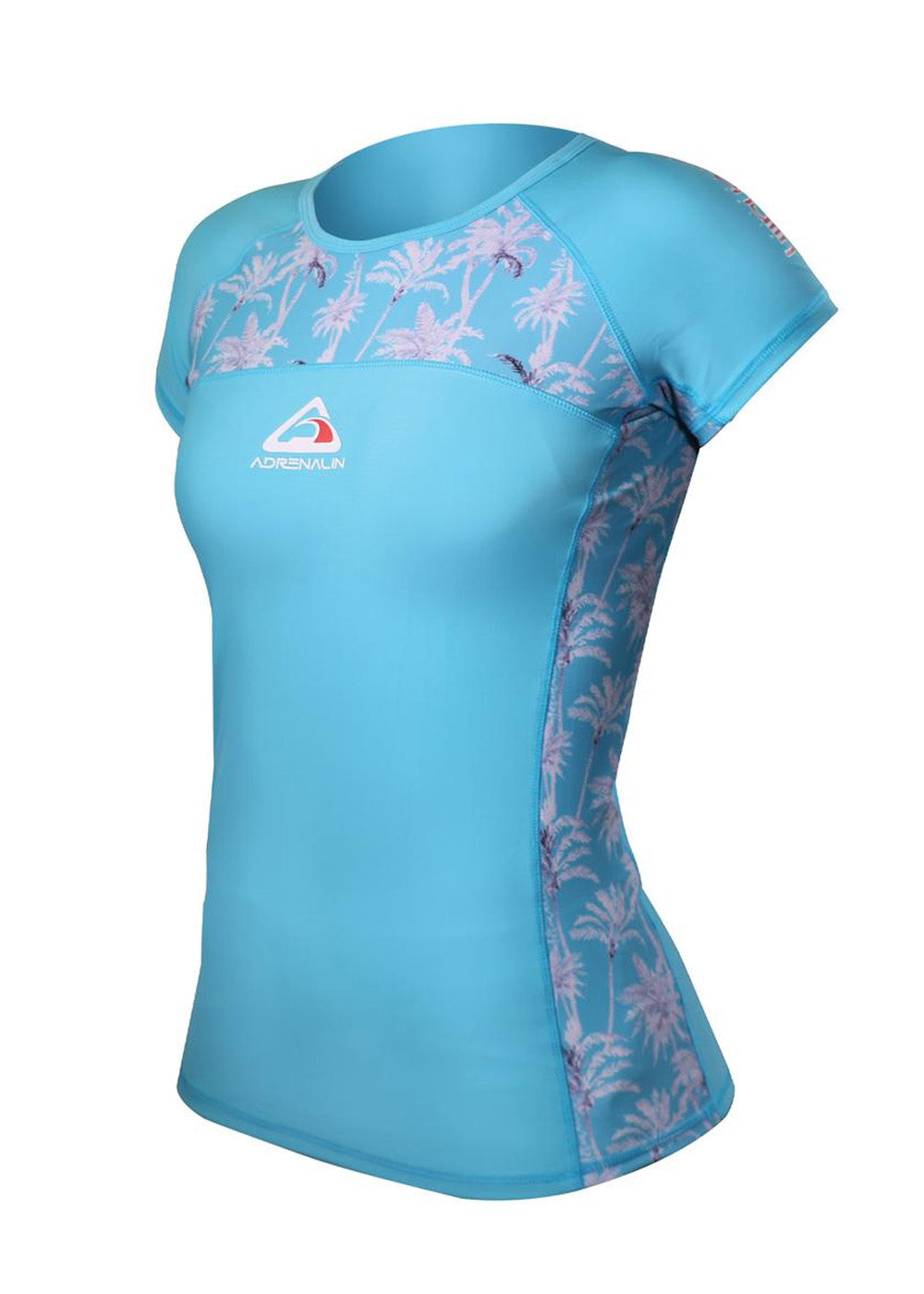 Adrenalin Women's Cap Sleeve Rash Guard UPF 50+ Swim Shirt - Sun Protection for Surfing, Swimming & Beach Activities