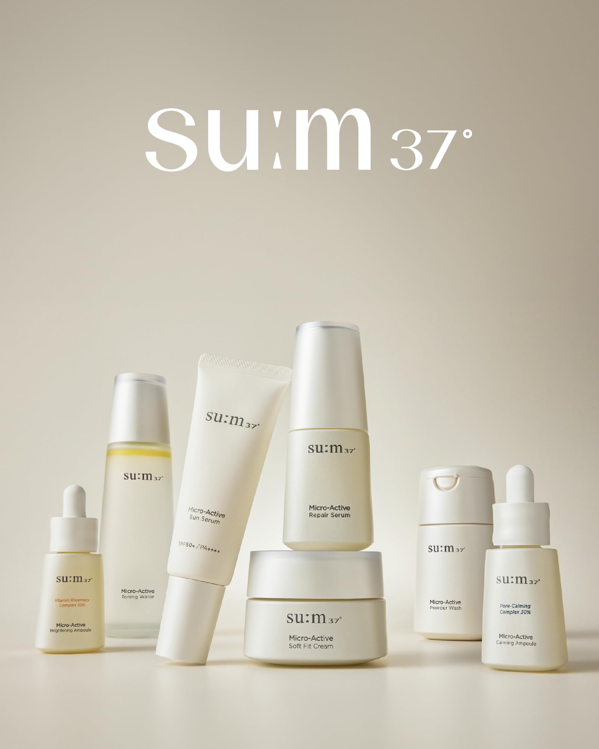 SU:M Micro-Active Repair Serum - Korean Skincare for Hydration & Vitality - for Dry Skin & Night Care
