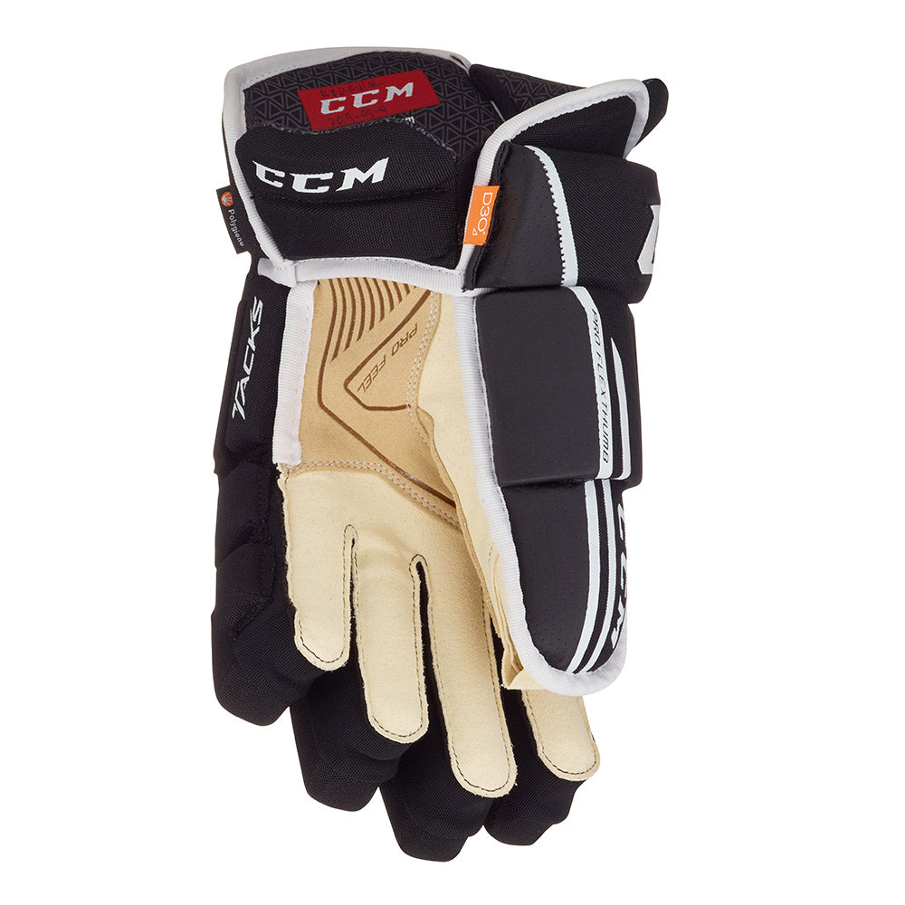 CCM Tacks 4R Pro2 Junior Hockey Gloves - Youth Ice Hockey Protective Gear for Practice & Games - Durable Hockey Equipment for Young Players