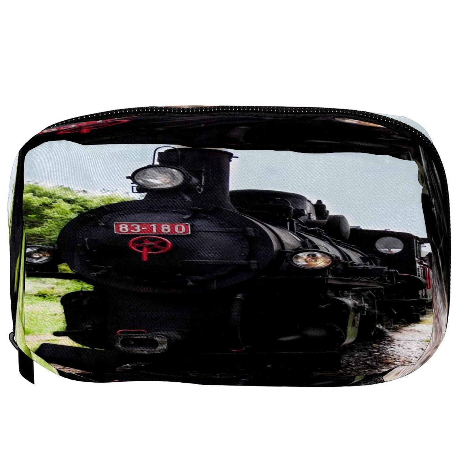 Women's Travel Toiletry Bag - Cosmetic Pouch for Train & Airplane