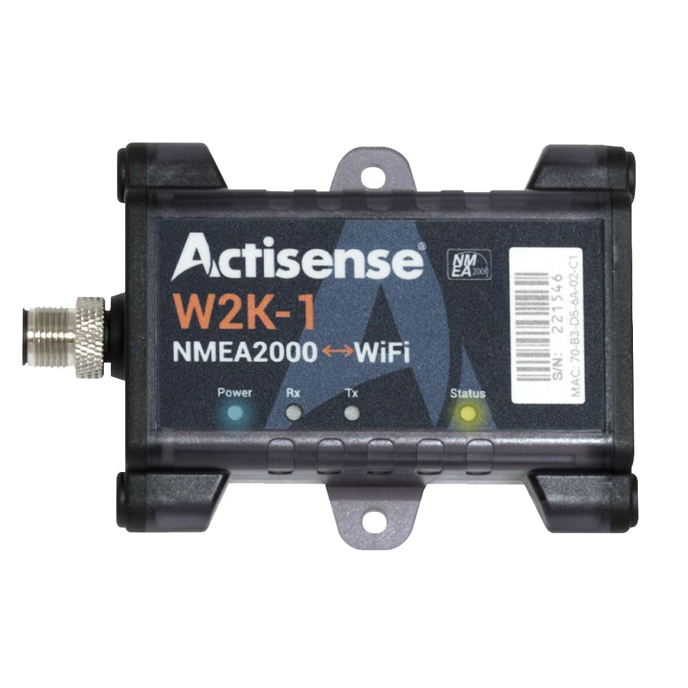 Actisense W2K-1 NMEA 2000 to WiFi Gateway Converter - Marine Boat Data Transmission for Navigation & Engine Monitoring