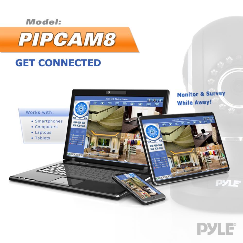 Wireless IP Security Camera - 1080P HD Indoor/Outdoor Surveillance System with Night Vision & Motion Detection for Home & Business Security Monitoring