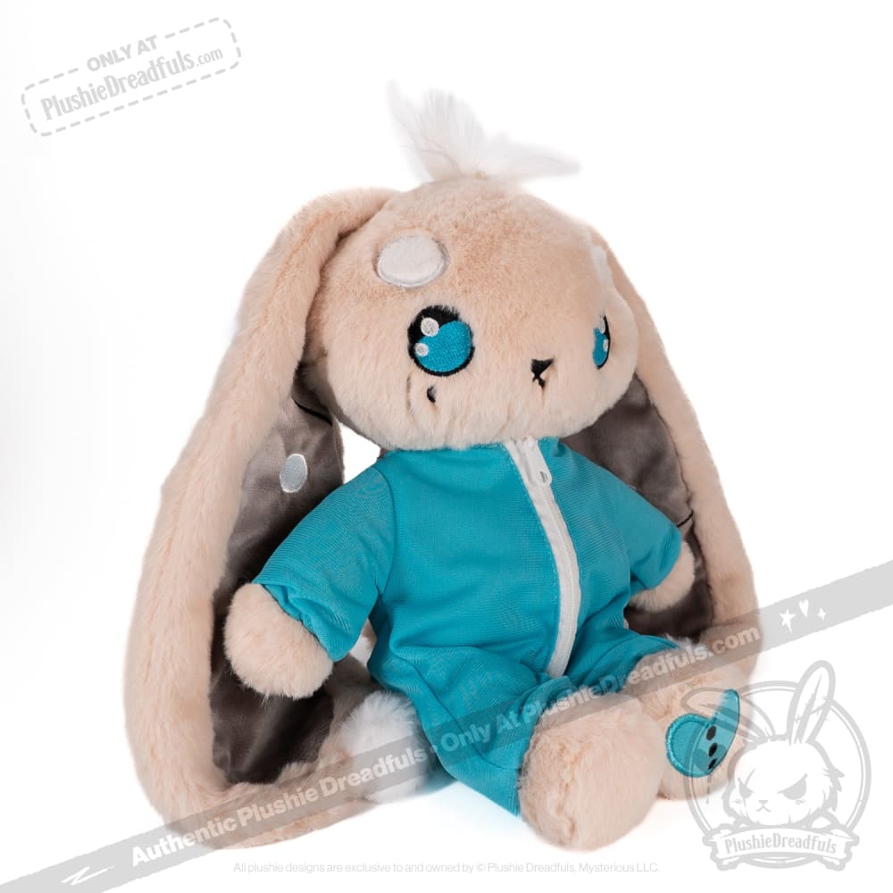 Plushie Dreadfuls Immunocompromised Rabbit Stuffed Animal - Soft Cuddly Plush Toy for Kids, Adults & Collectors | Perfect Gift for Hospital Stays, Comfort & Awareness