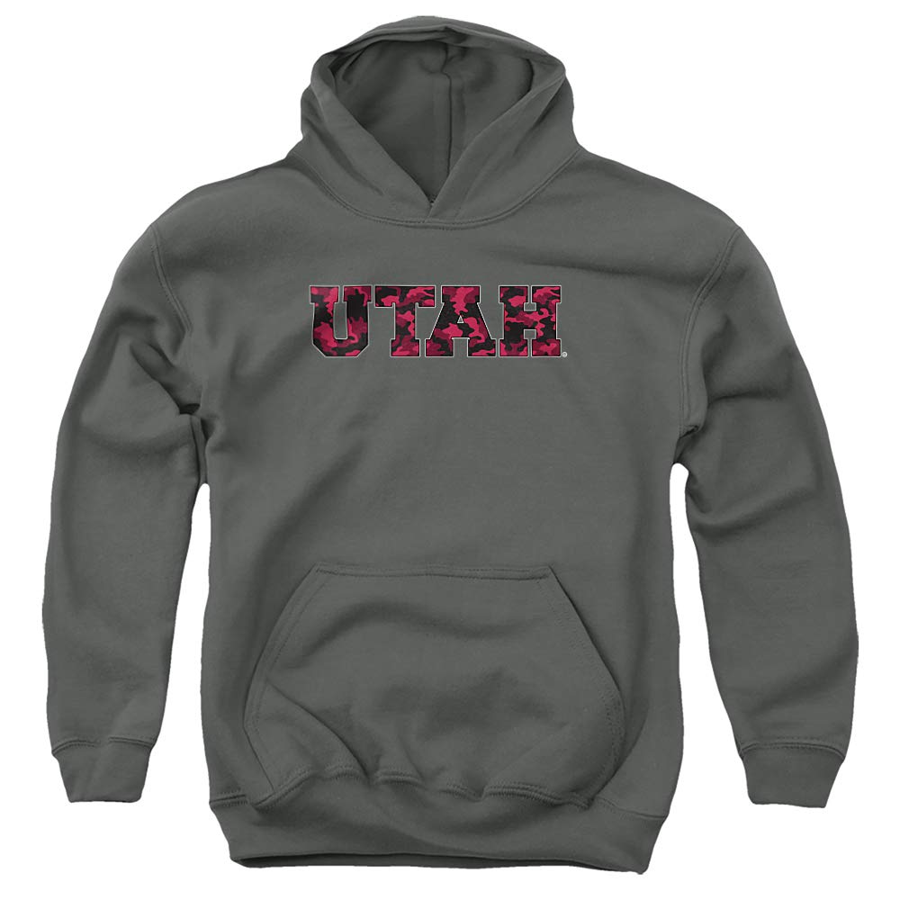 University of Utah Official Camo Hoodie for Kids & Youth - Boys & Girls Pullover Sweatshirt | School Spirit, Game Day & Outdoor Activities