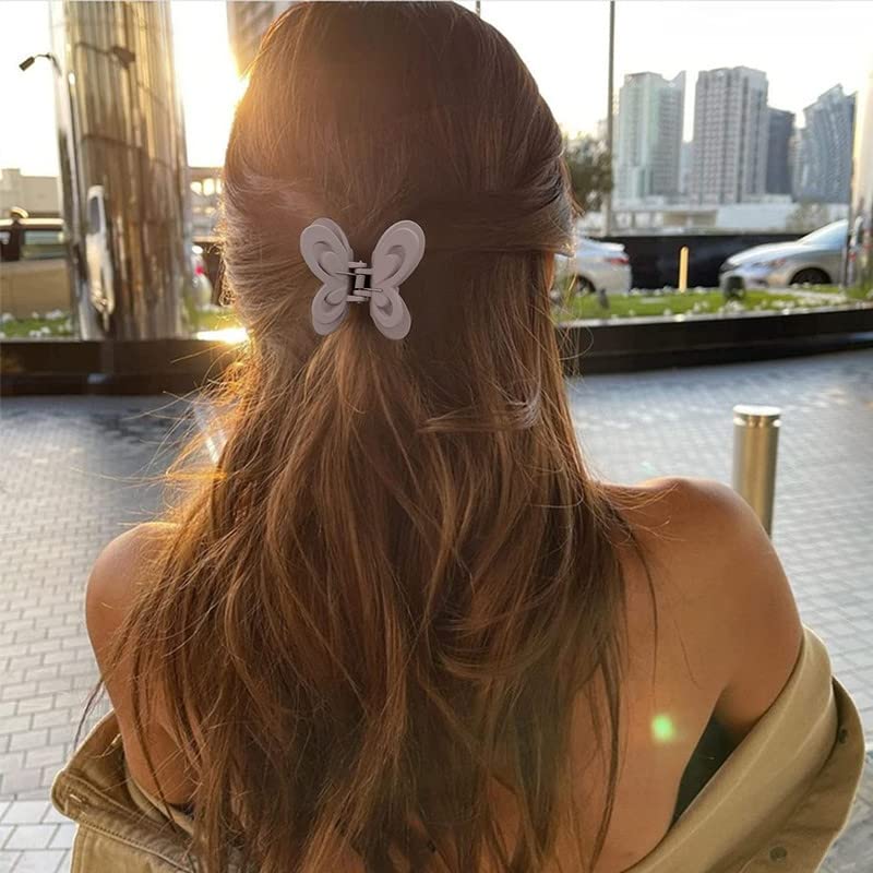 FAMEZA 5Pcs Butterfly Hair Clips - 2.4