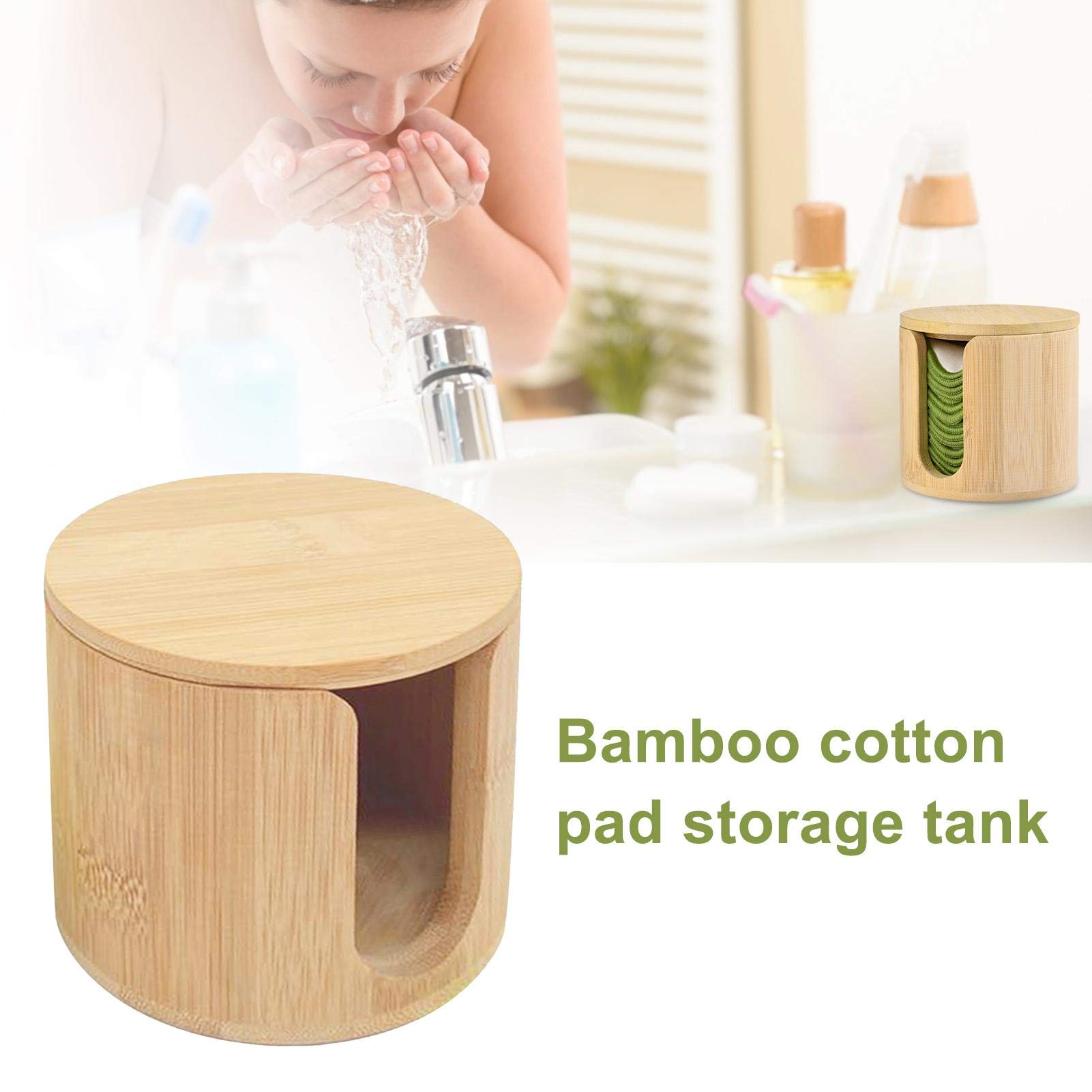 Reusable Bamboo Makeup Remover Pads - 16 Pack Washable Cotton Rounds for Eco-Friendly Face Cleansing, Makeup Removal & Skincare - Includes Storage Bag - Perfect for Travel, Daily Beauty Routine & Sustainable Lifestyle