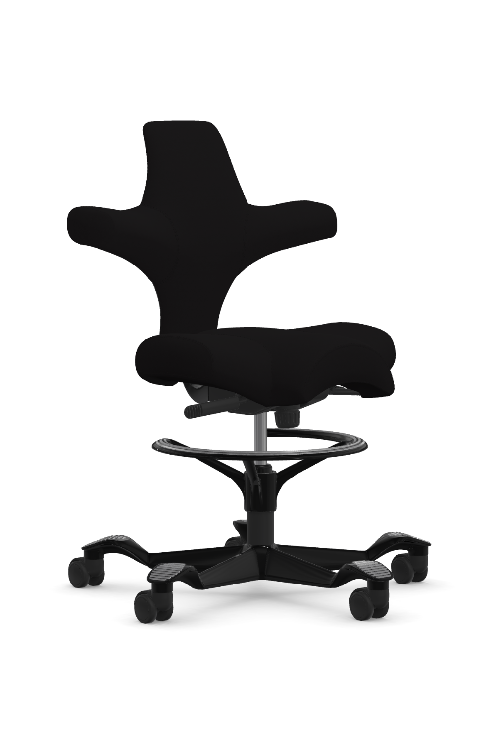 HÅG CAPISCO Ergonomic Modern Task Chair (8106) by 9To5 Seating - Adjustable Office Chair for Home & Workspace - Comfortable Mesh Back Support for Long Hours Sitting