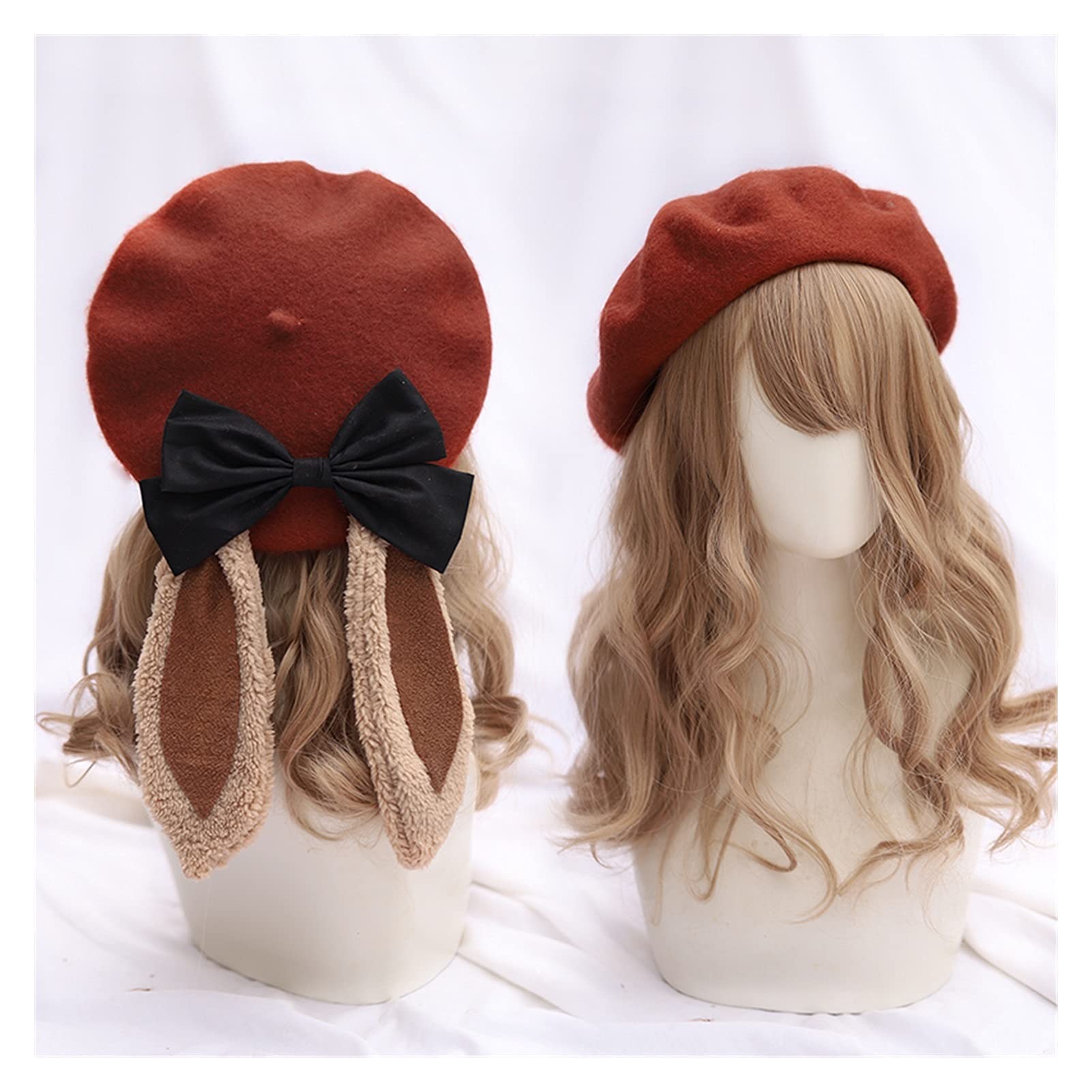 Winter Warm Beret Hat for Girls & Women - Soft Unisex Beanie Artist Cap in Gray, One Size (56-58CM) - Perfect for Cold Weather, Fashion Outfits & Outdoor Activities