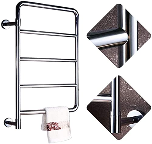 DLPPPA Electric Towel Warmer - Stainless Steel Heated Towel Rack for Bathroom | Wall Mounted Bath Radiator | Perfect for Spa, Hotel & Home Use | 304 Stainless Steel Bathroom Accessories