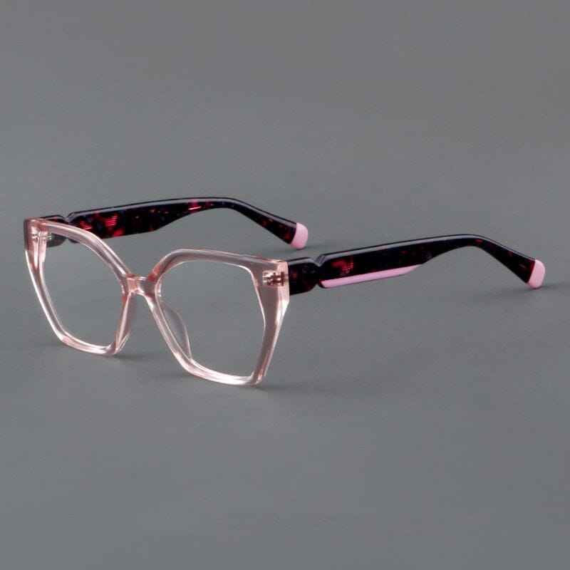 Stylish Ada Acetate Cat Eye Glasses Frame for Women - Trendy Retro Eyewear with UV Protection - Perfect for Reading, Working & Fashion Accessories