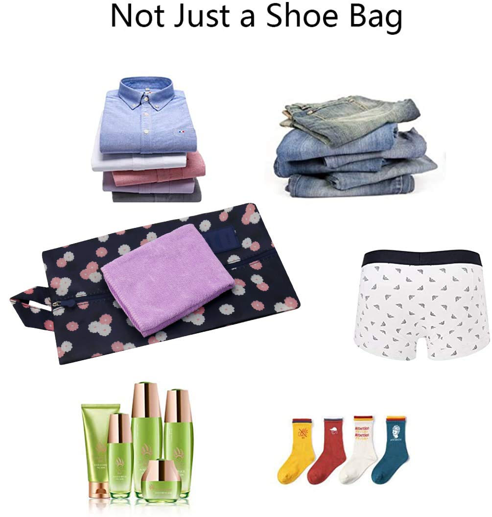 Waterproof Travel Shoe Bags - Portable Shoe Storage Pouch with Handle for Men & Women | Perfect for Gym, Vacation & Business Trips
