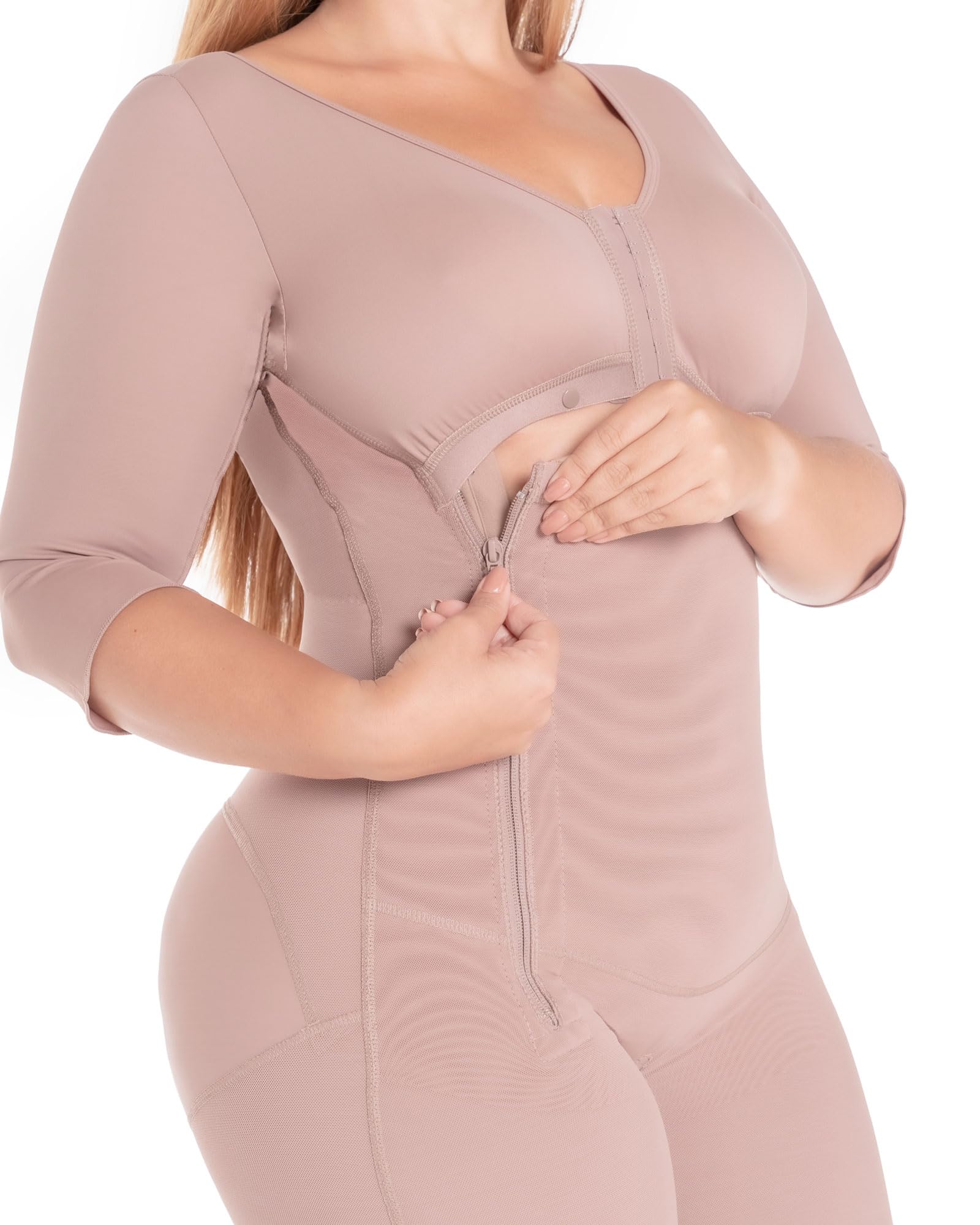 FAJAS DISENOS D'PRADA DELIÉ Colombian Shapewear 008 - High Compression Tummy Control Waist Trainer for Women - Postpartum Recovery, Lipo Garment, Body Shaper for Daily Wear & Special Occasions