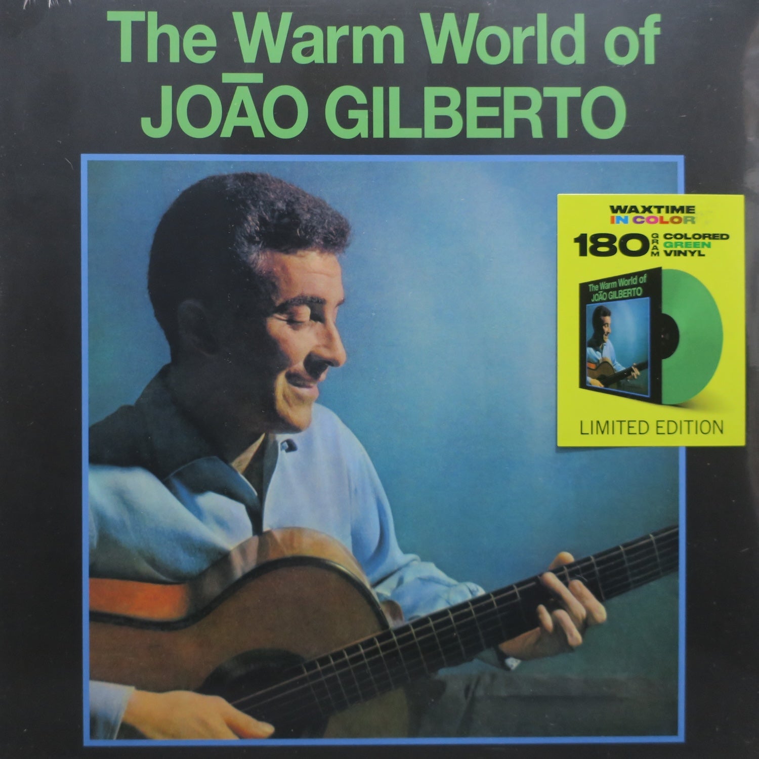 Joao Gilberto 'Warm World of Joao Gilberto' 180g Green Vinyl LP | 1963 Bossa Nova Jazz Record | Limited Edition Collector's Item for Music Lovers & Vinyl Enthusiasts | Perfect for Relaxing Evenings & Brazilian Music Collections